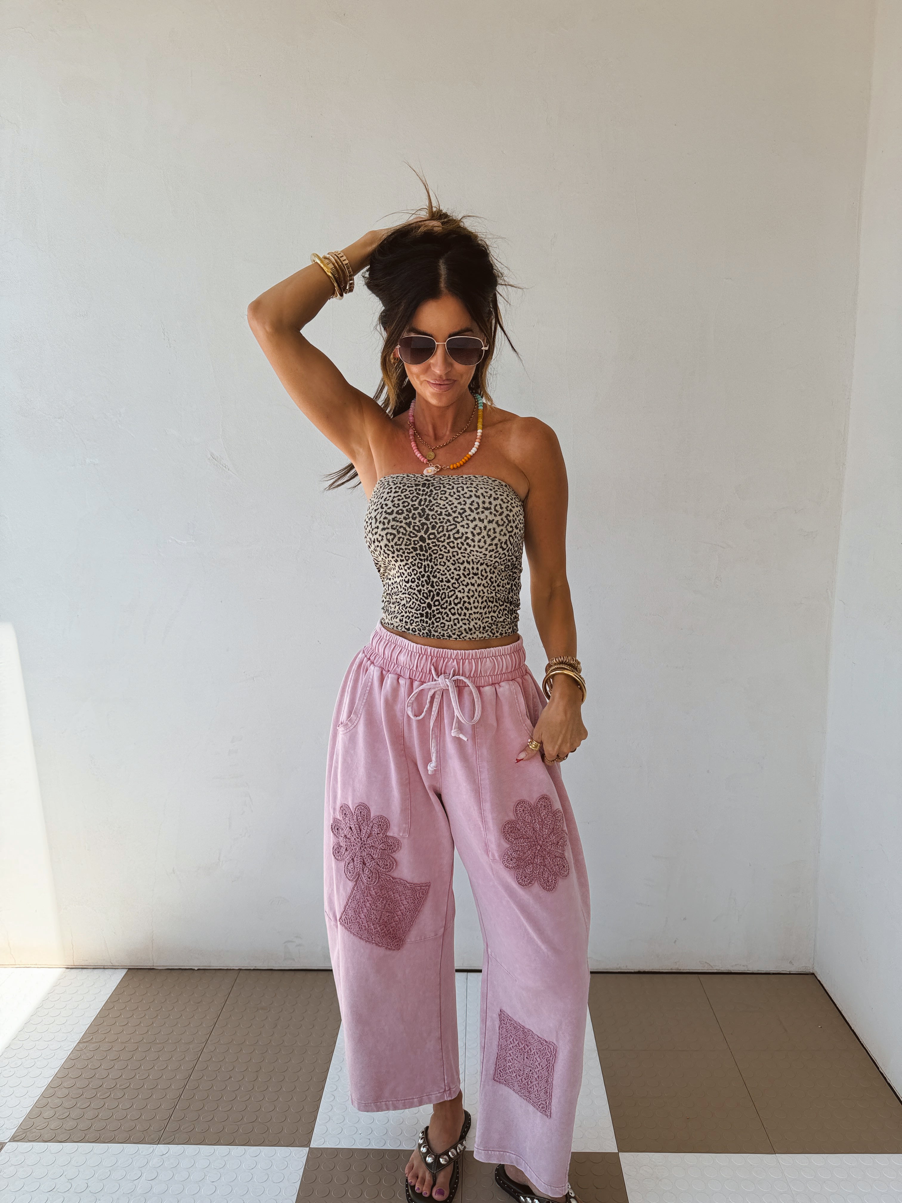Flower Child Barrel Pants