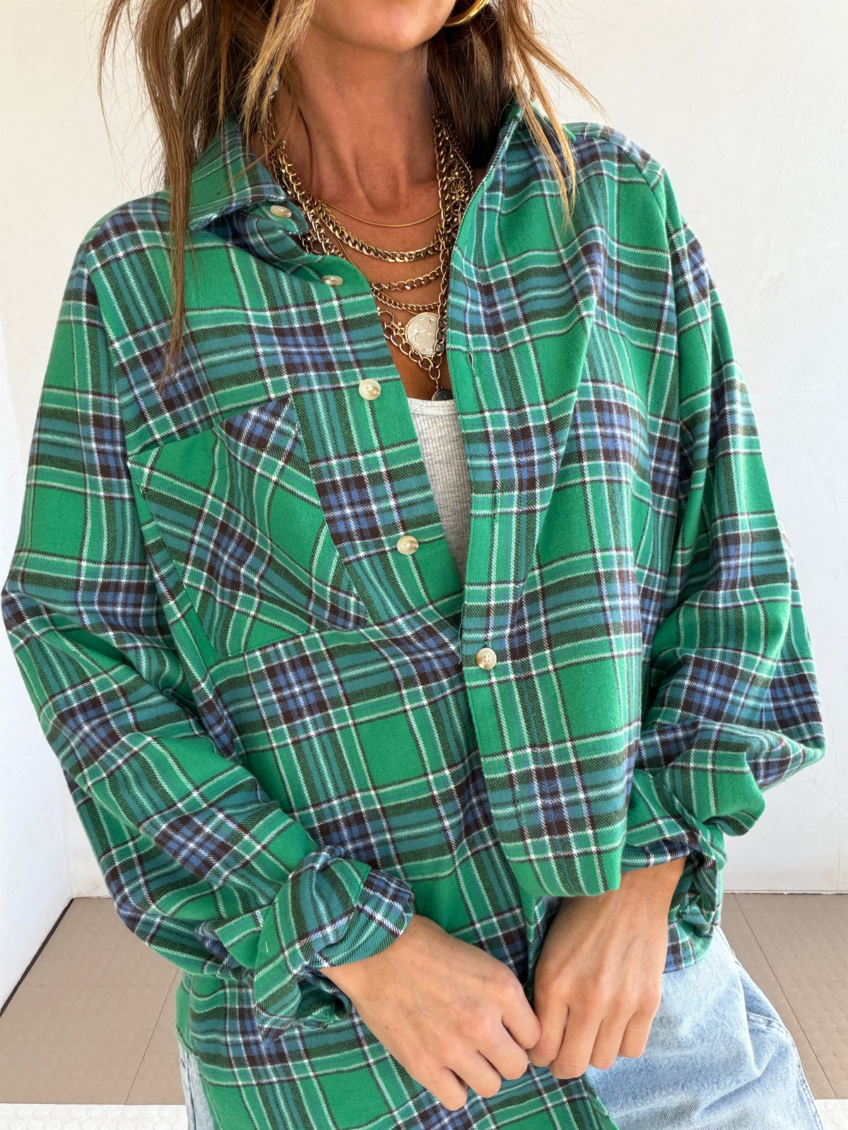 Orchard Flannel Top
