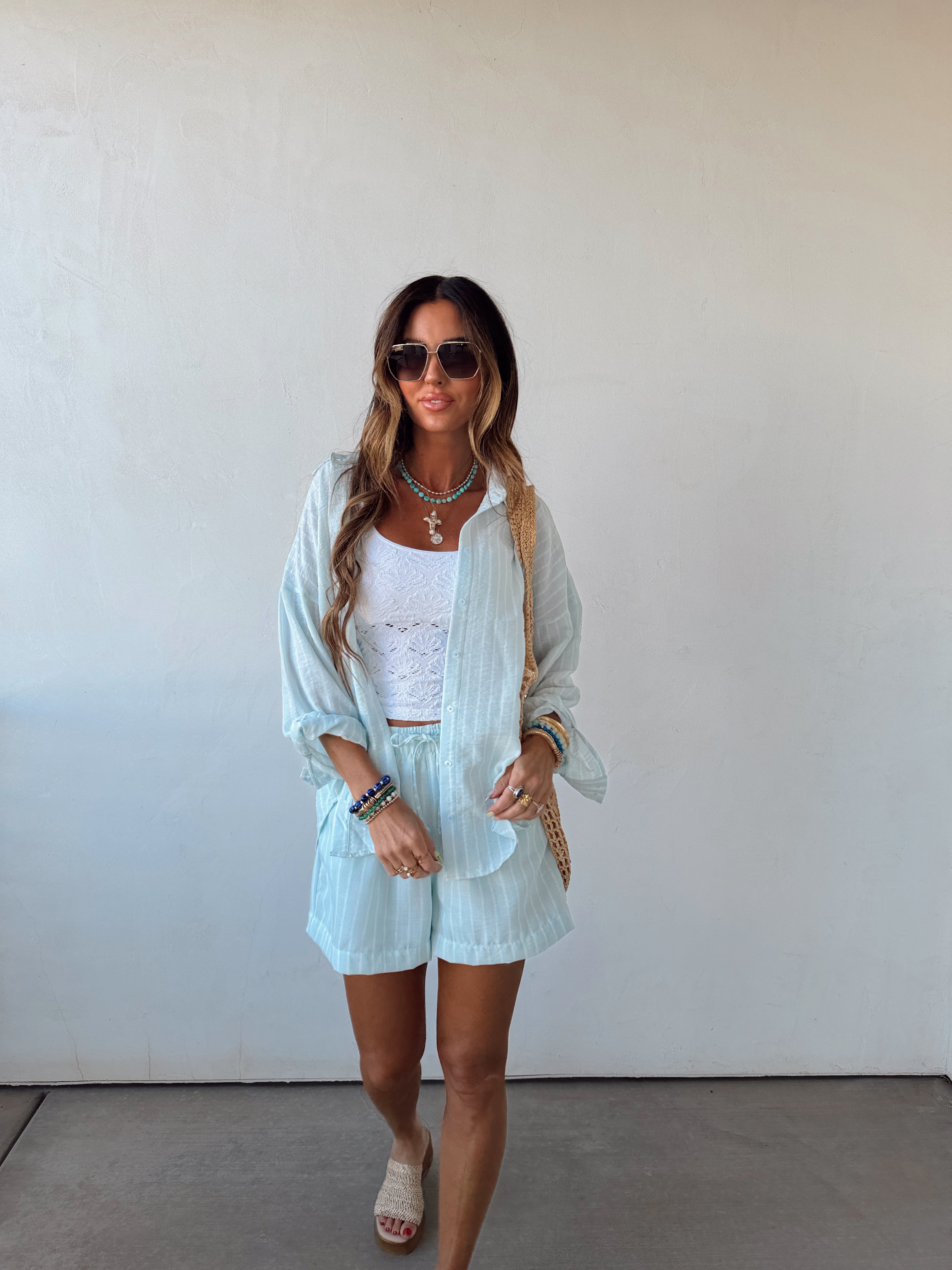 Milan Striped SHORTS