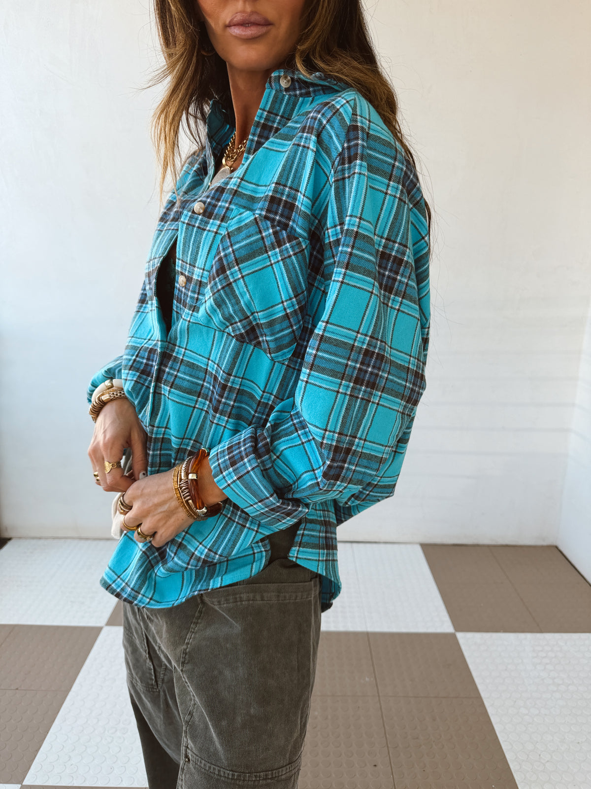 Orchard Flannel Top