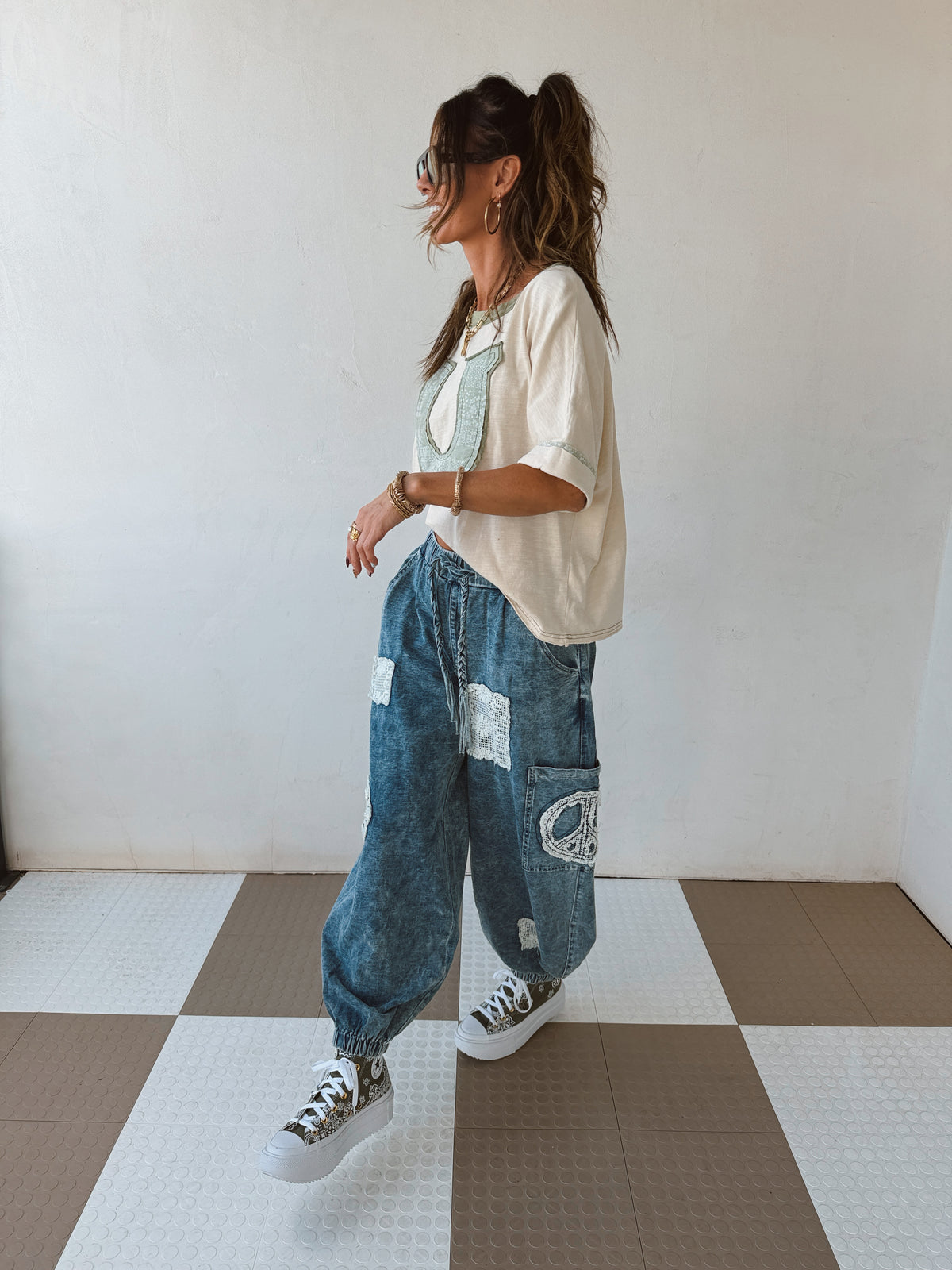Woodstock Denim Joggers