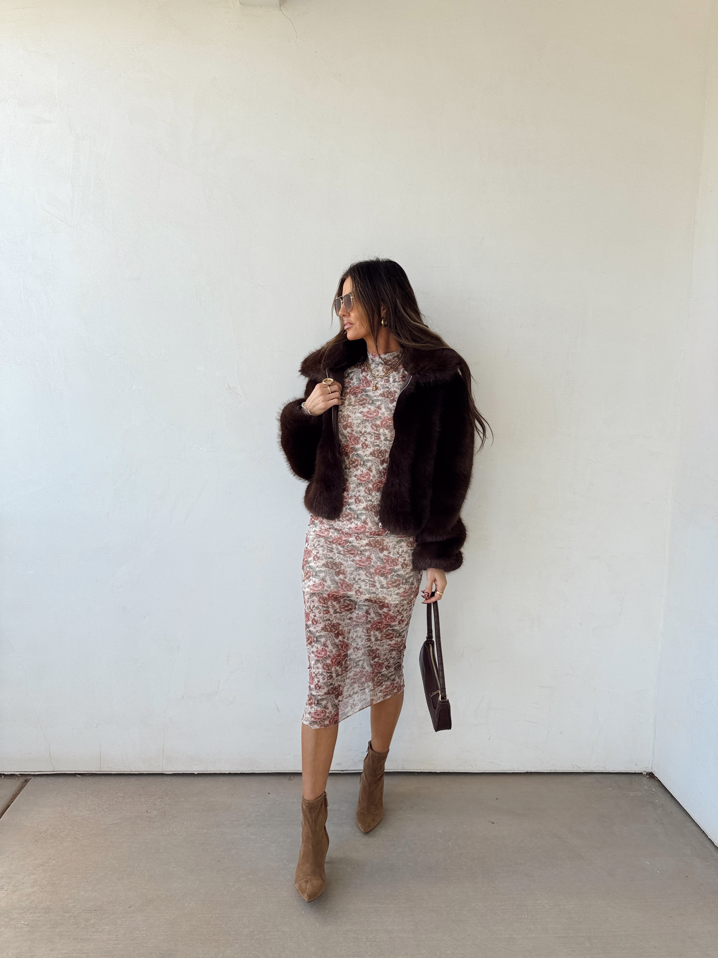 Chocolate Kisses Fur Coat