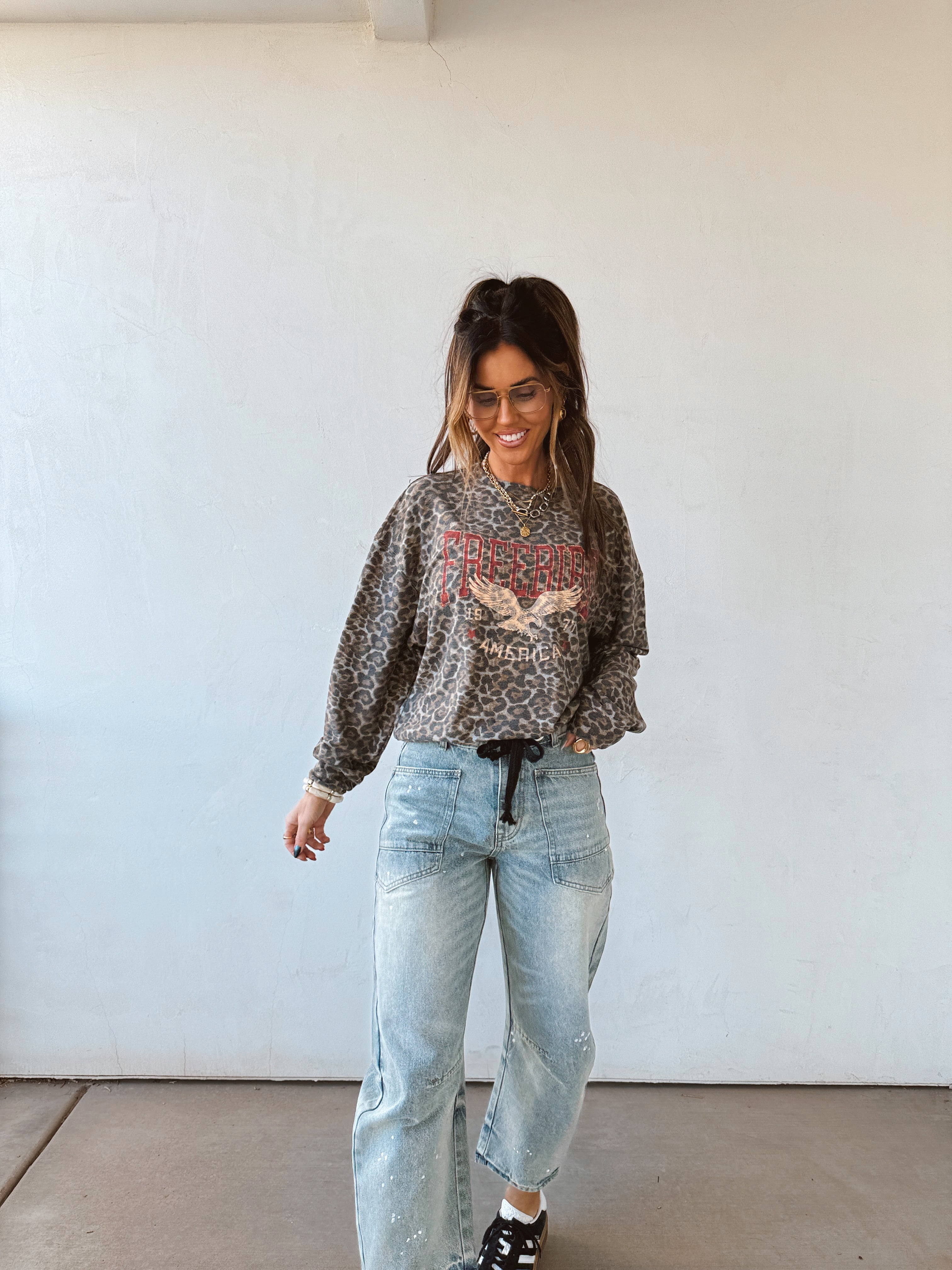 Free Bird Leopard Graphic