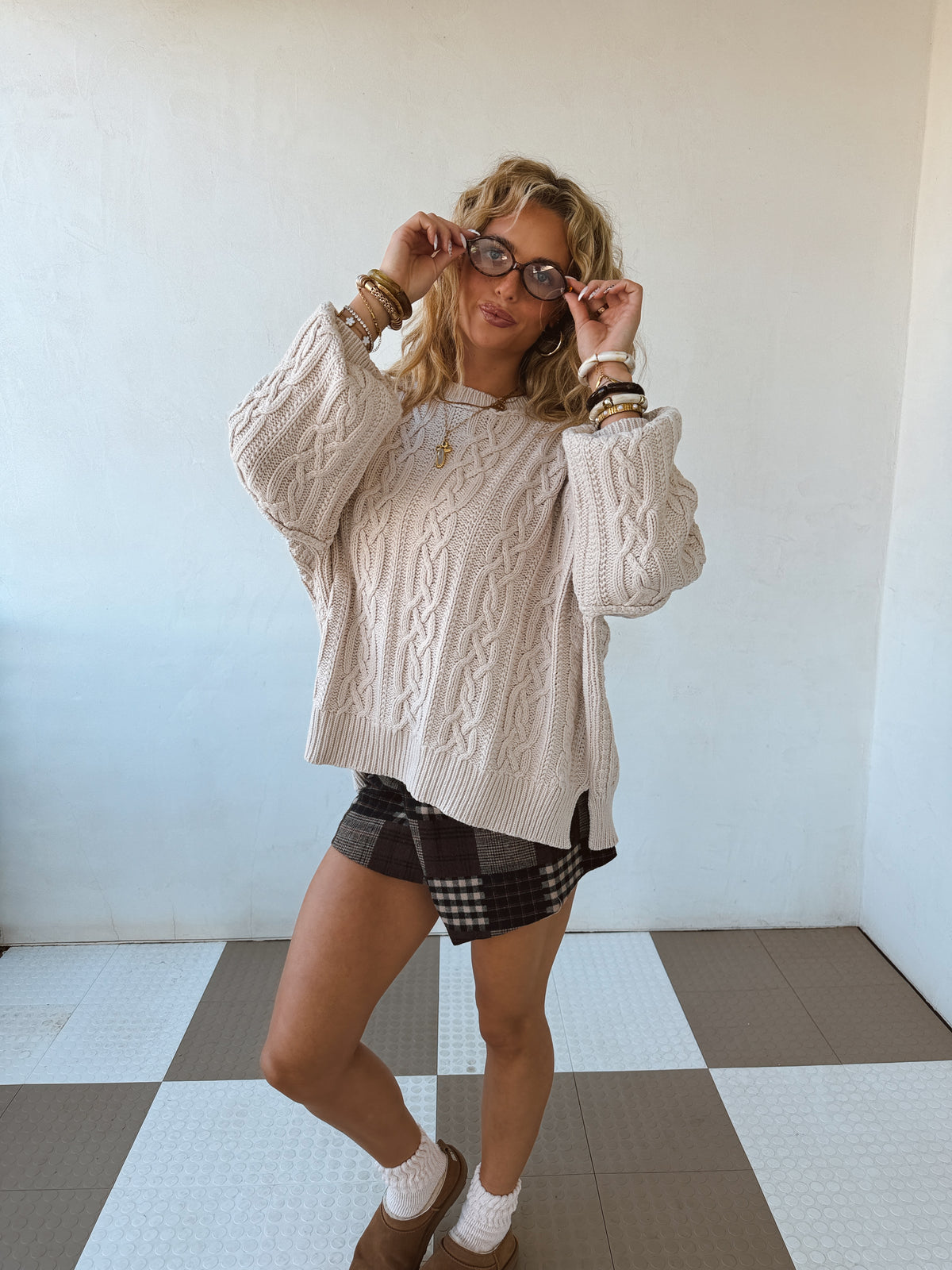Plaid Behavior Skirt