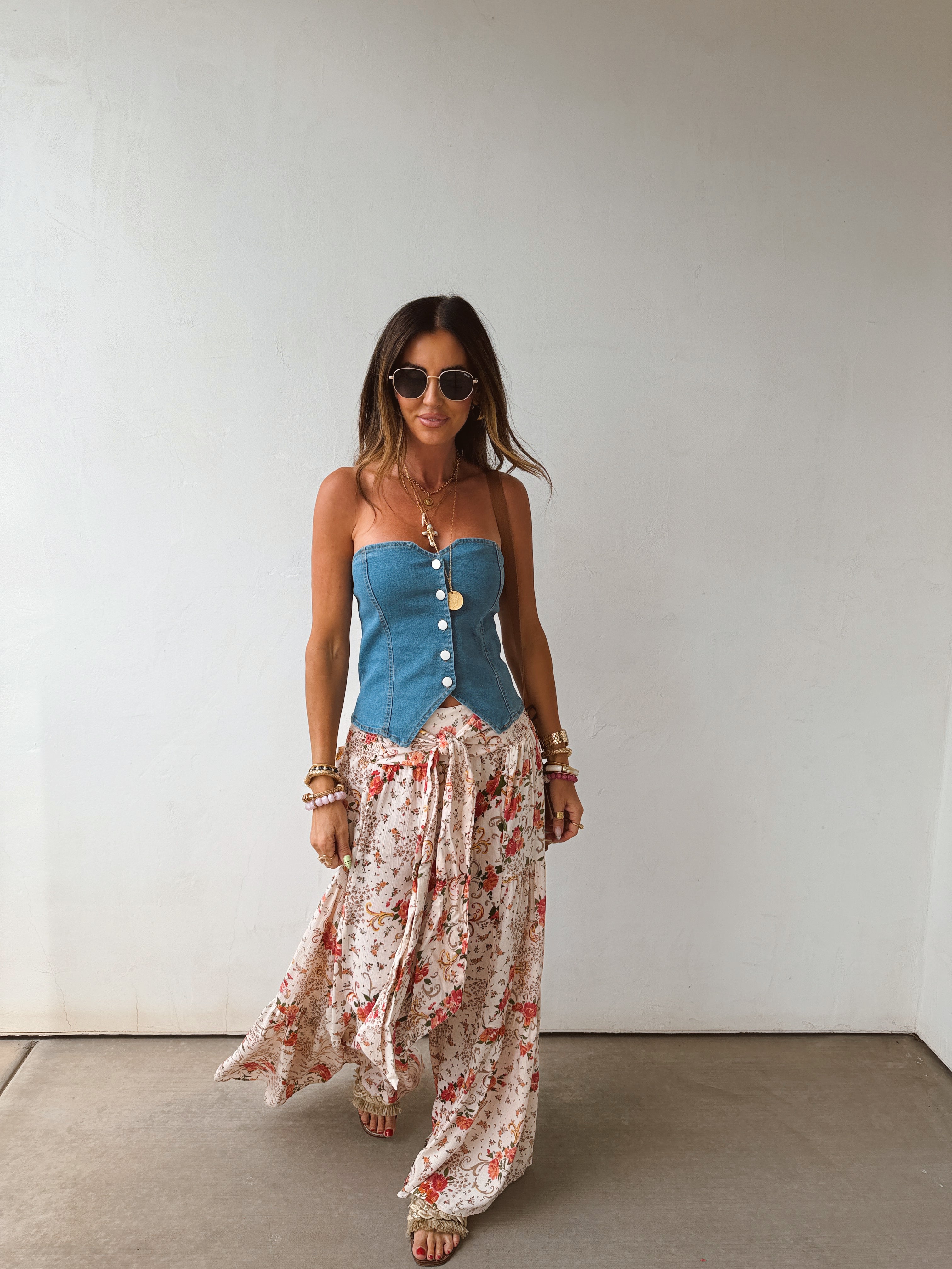 No Rules Denim Corset