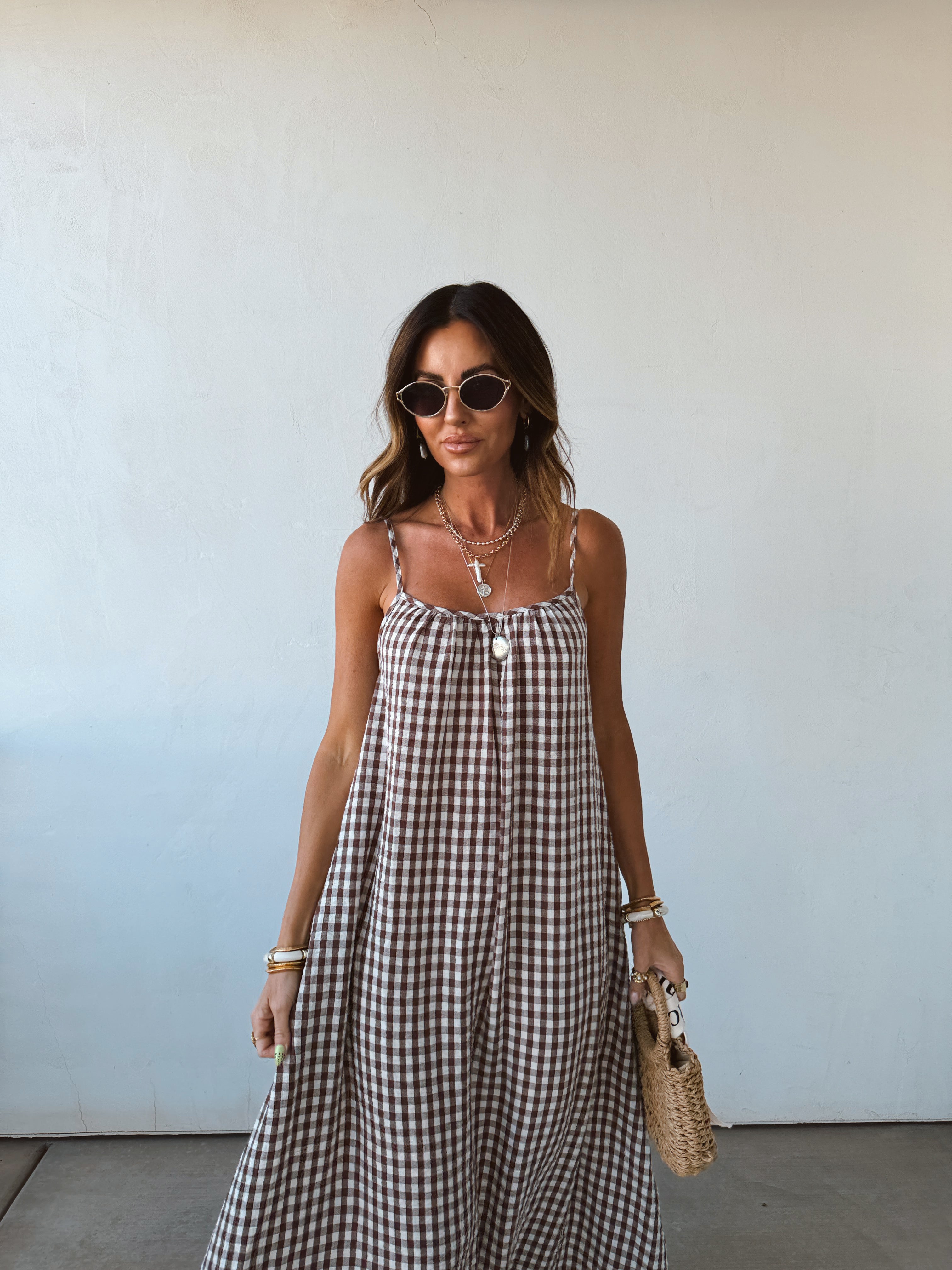 Girlfriend Gingham Dress