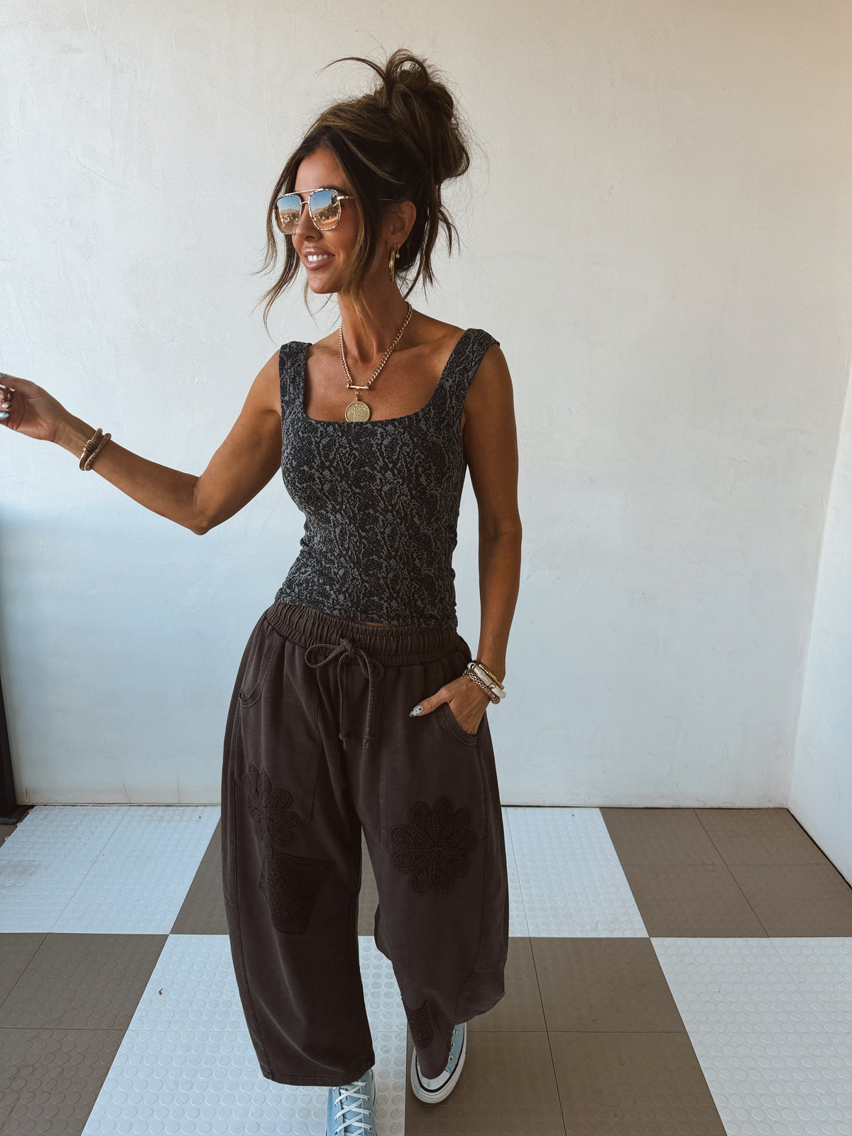 Snakeskin Top