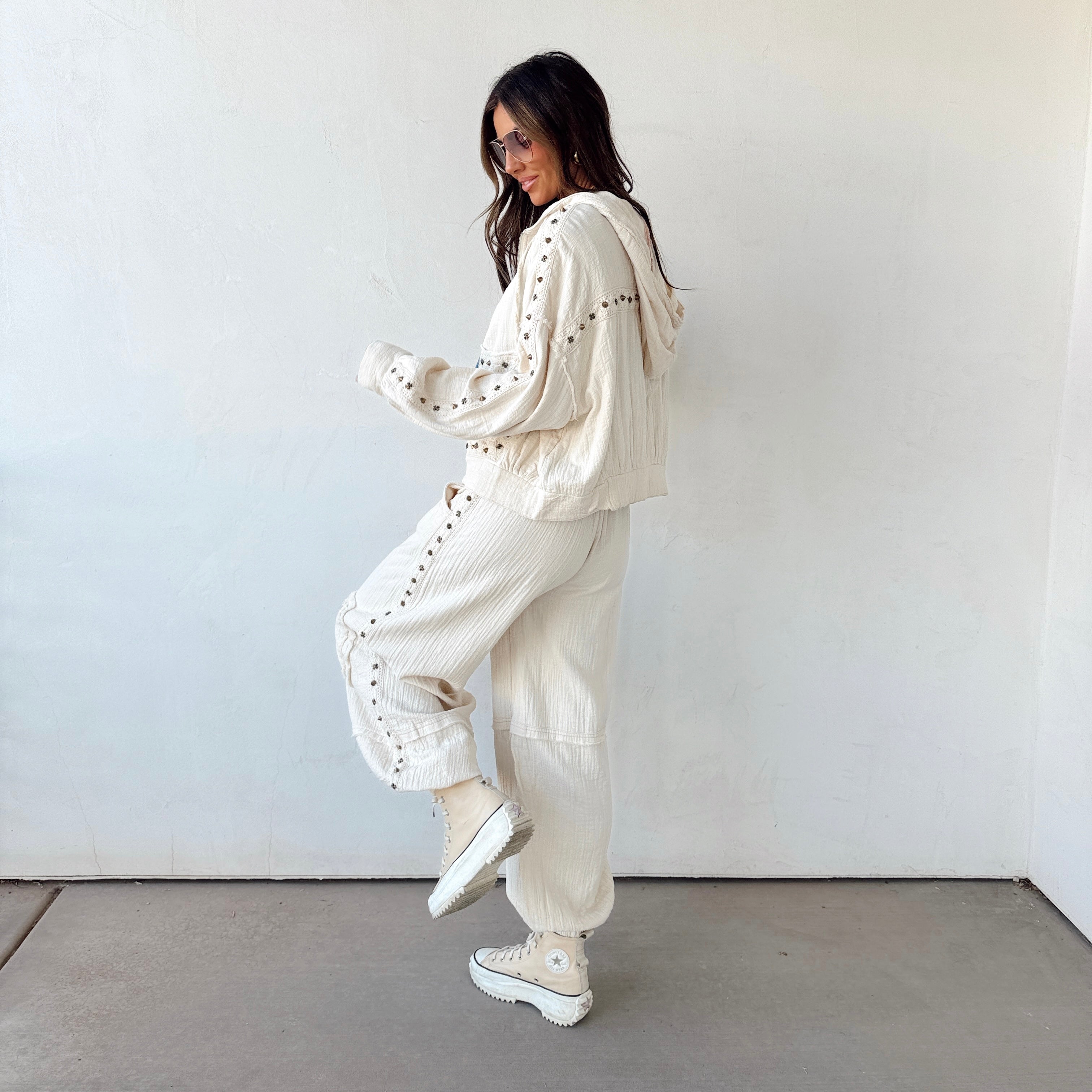 Hattie Studded Joggers