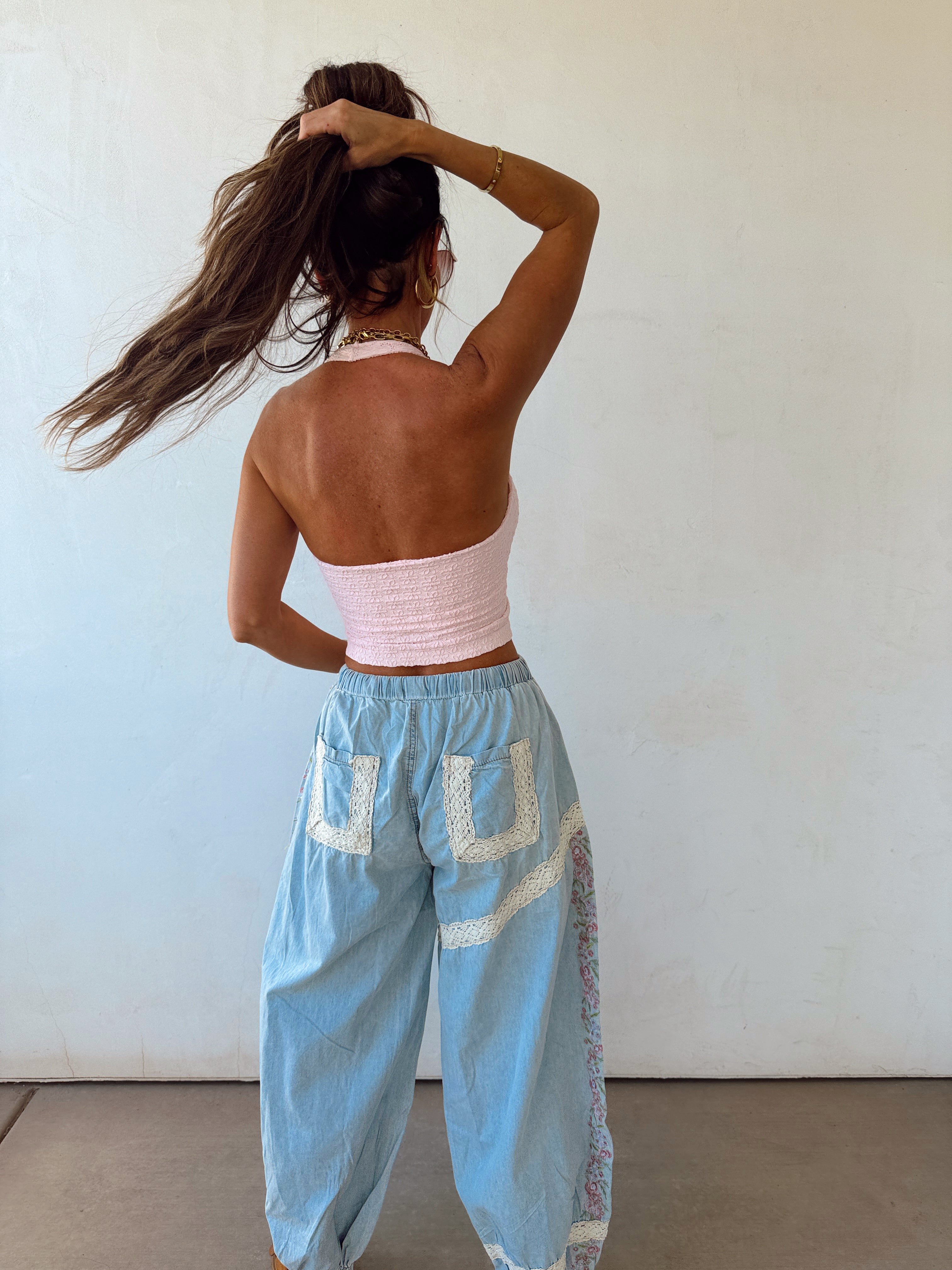 Bloomside Denim Joggers