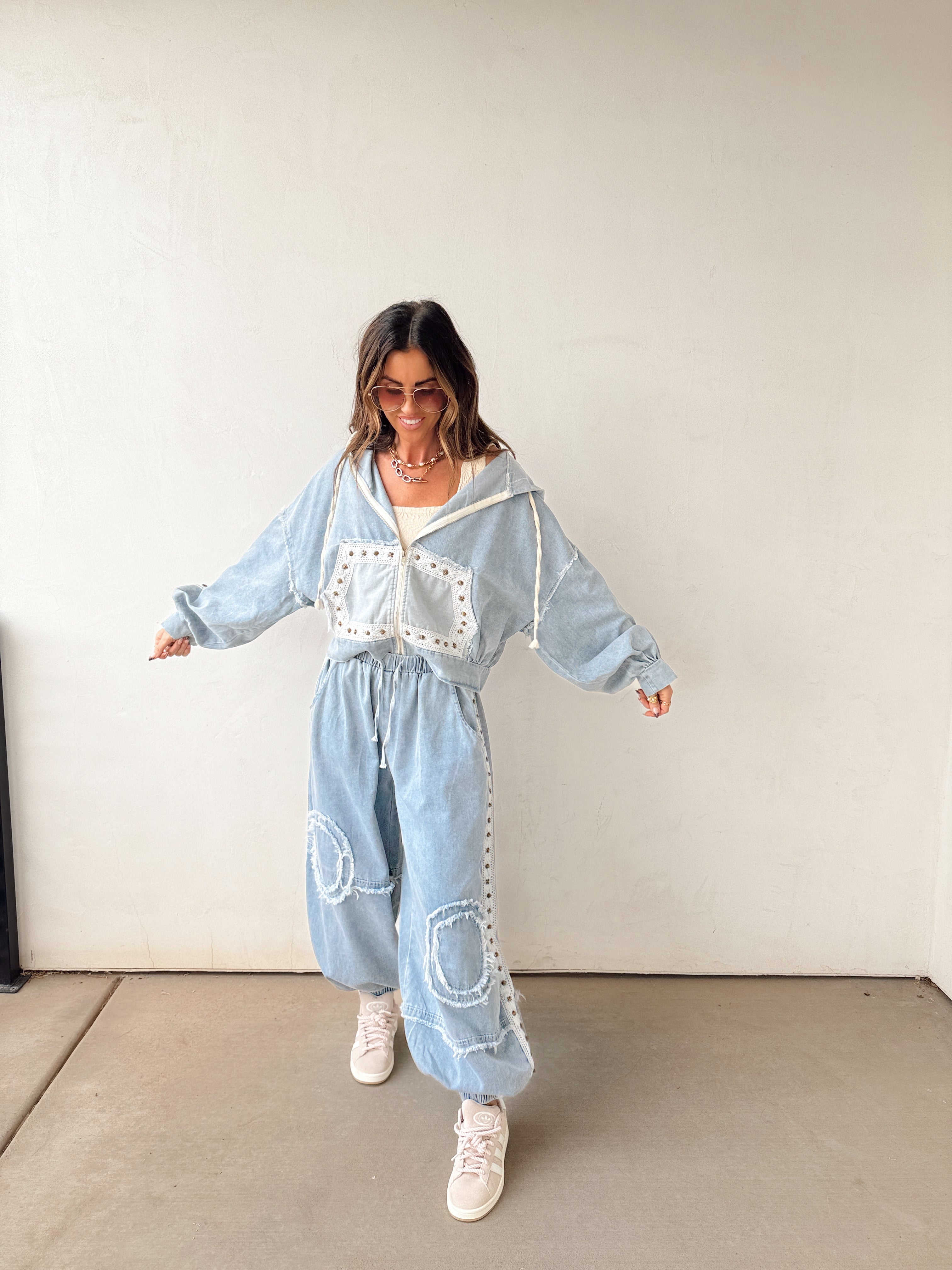 Hattie Studded Joggers