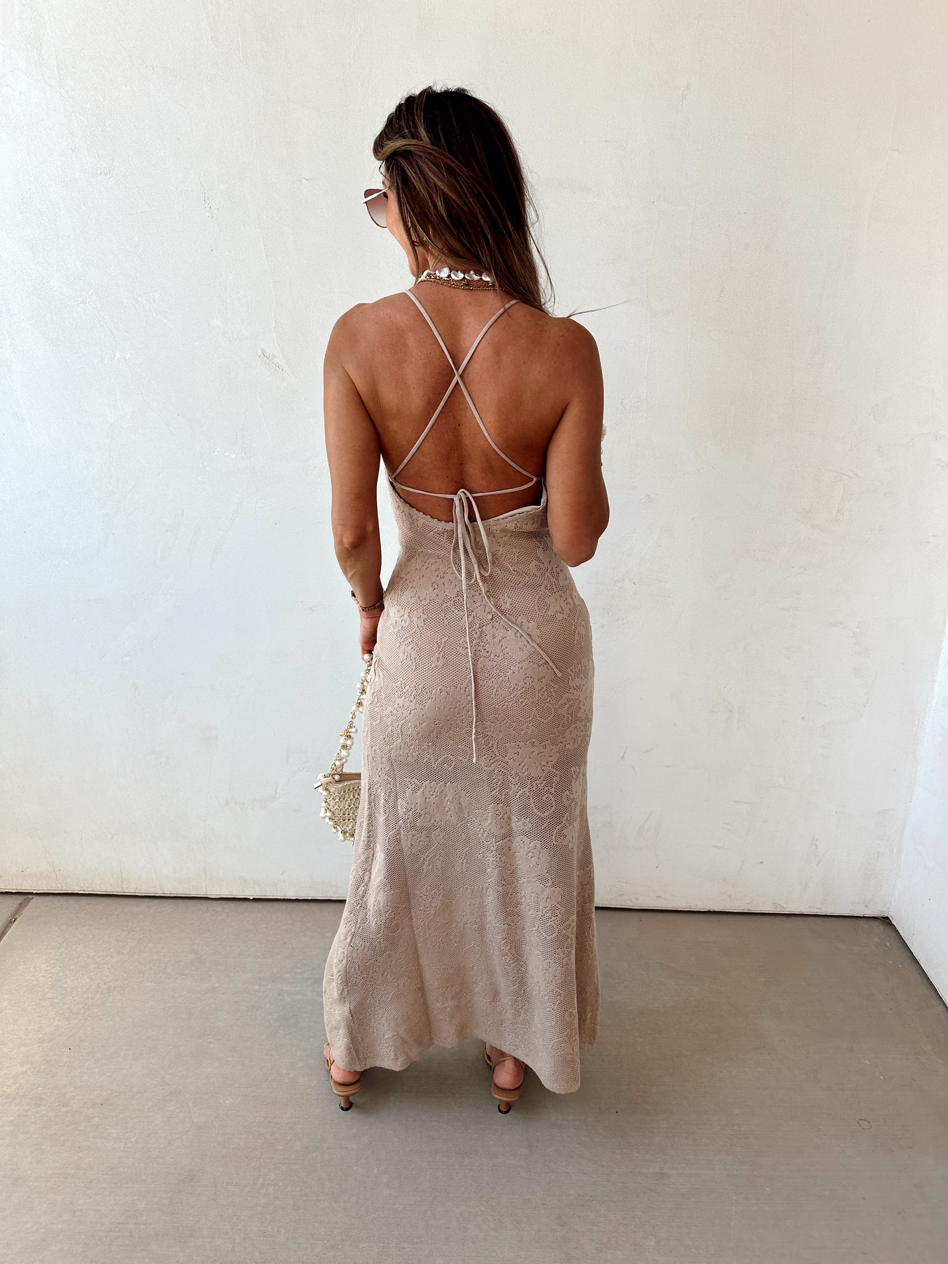 Golden Lining Maxi Dress