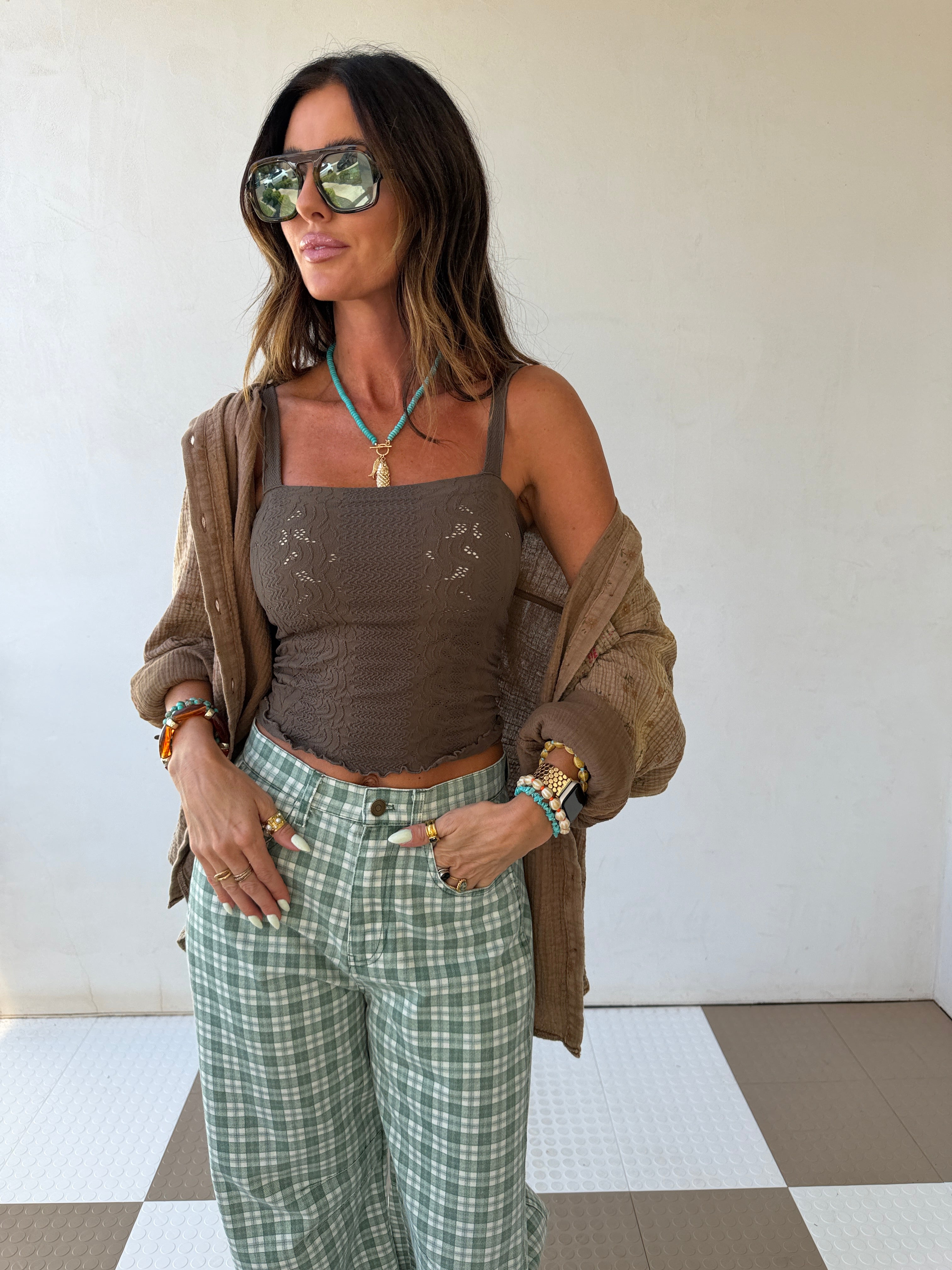 Wildflower Button Down