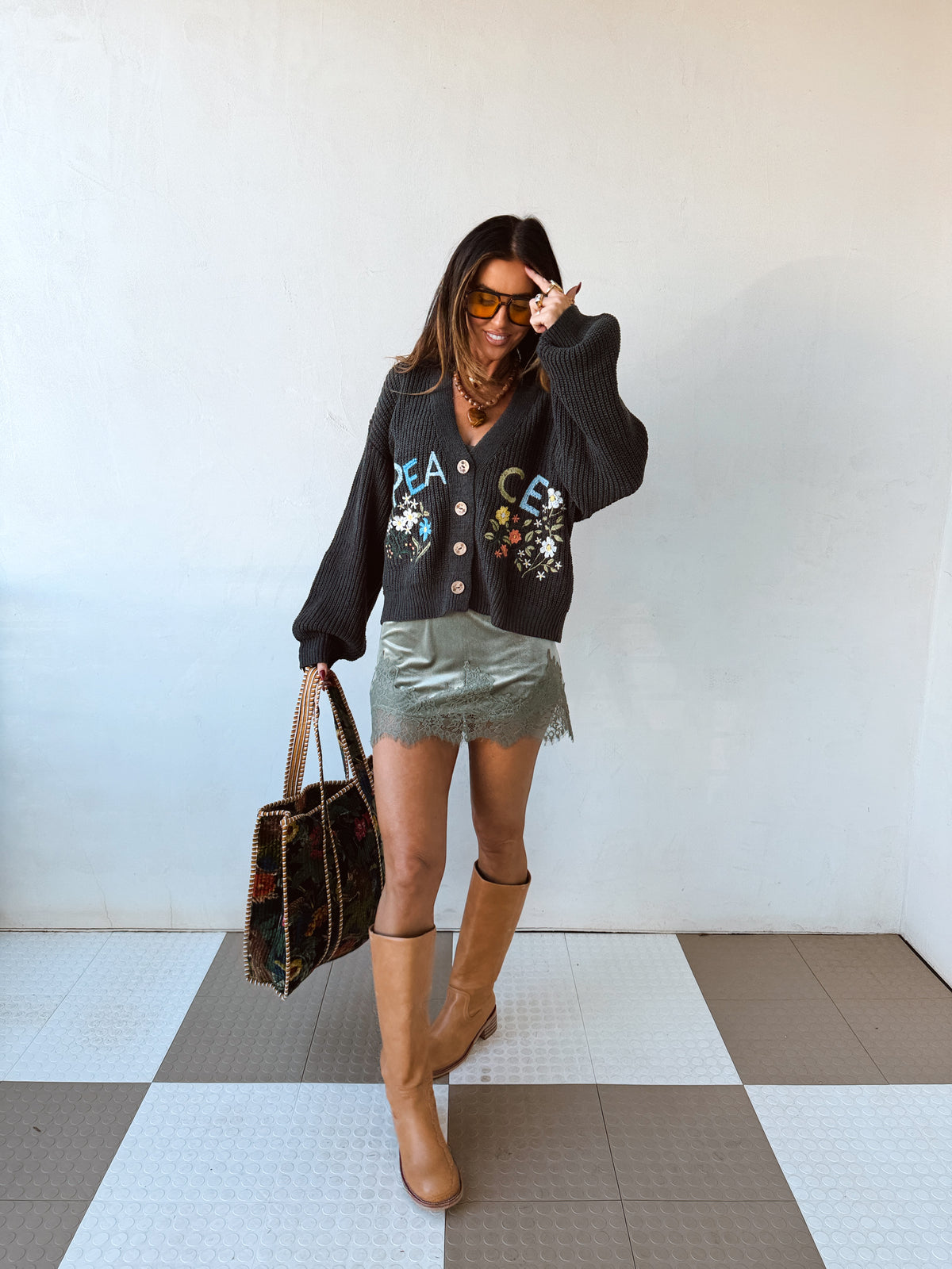 Peace Cardigan