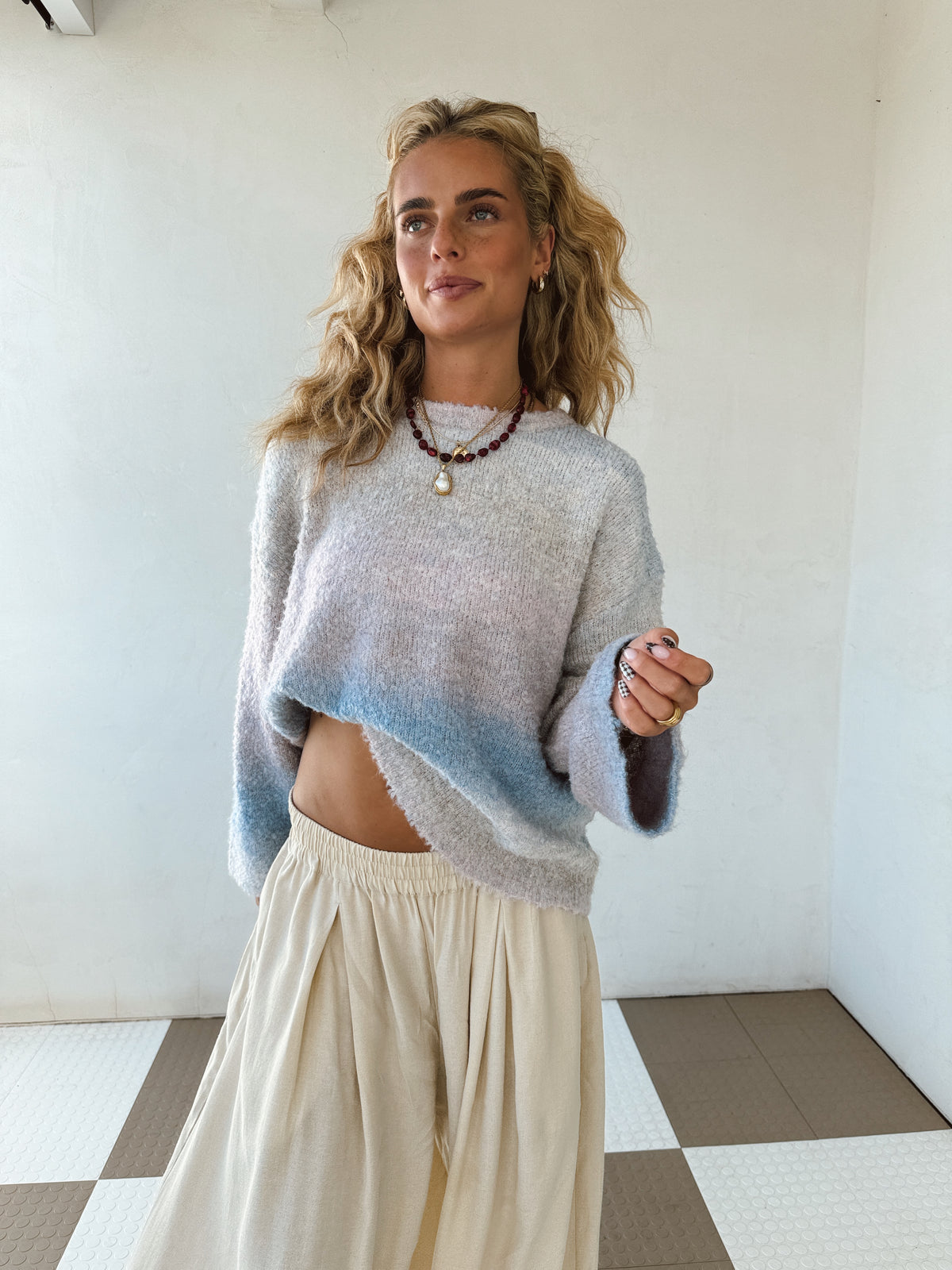 Ombré Skies Sweater