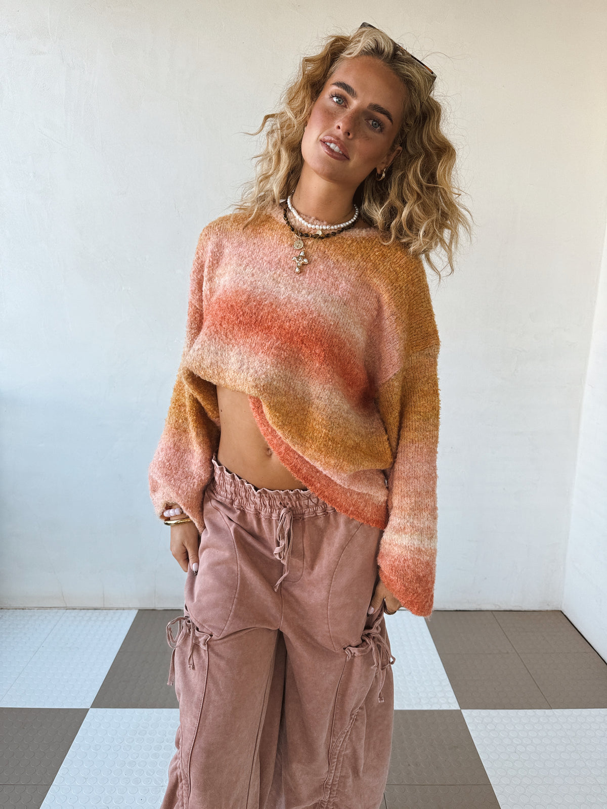 Ombré Skies Sweater