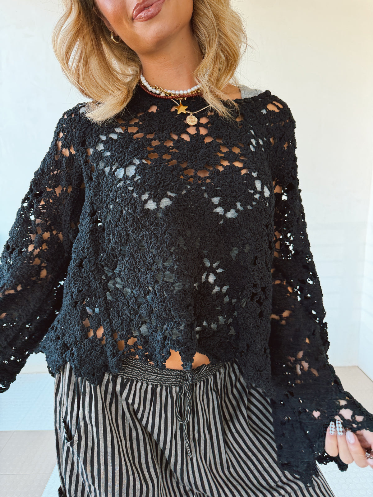 Mable Crochet Top