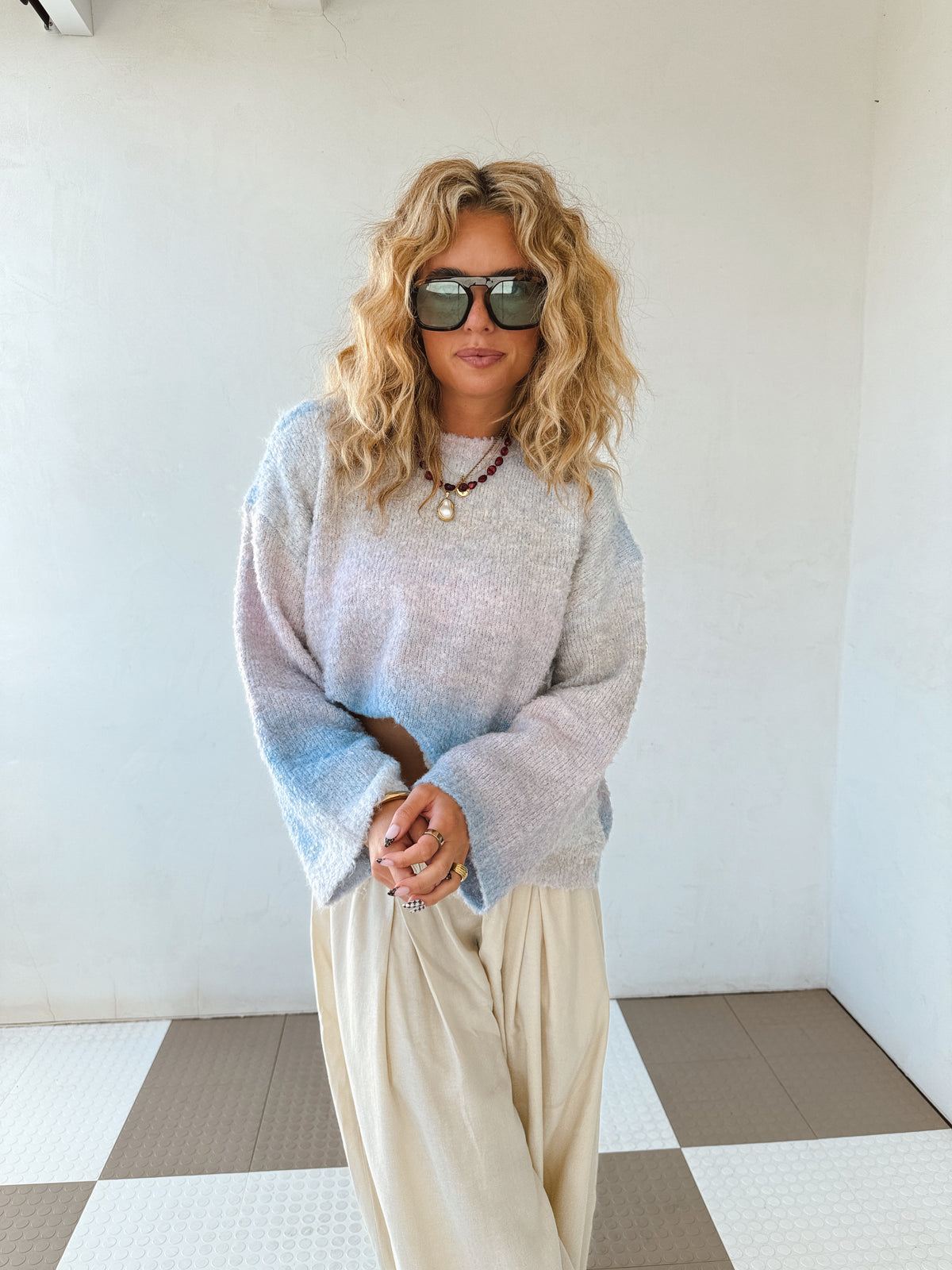 Ombré Skies Sweater