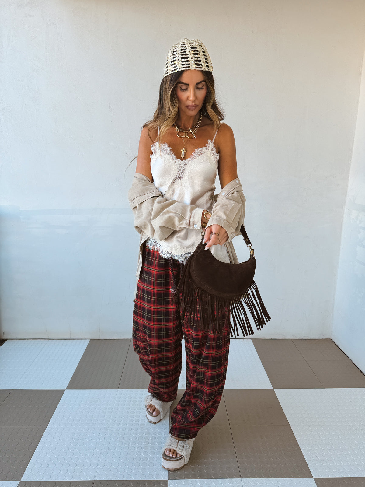 Sax Satin Top