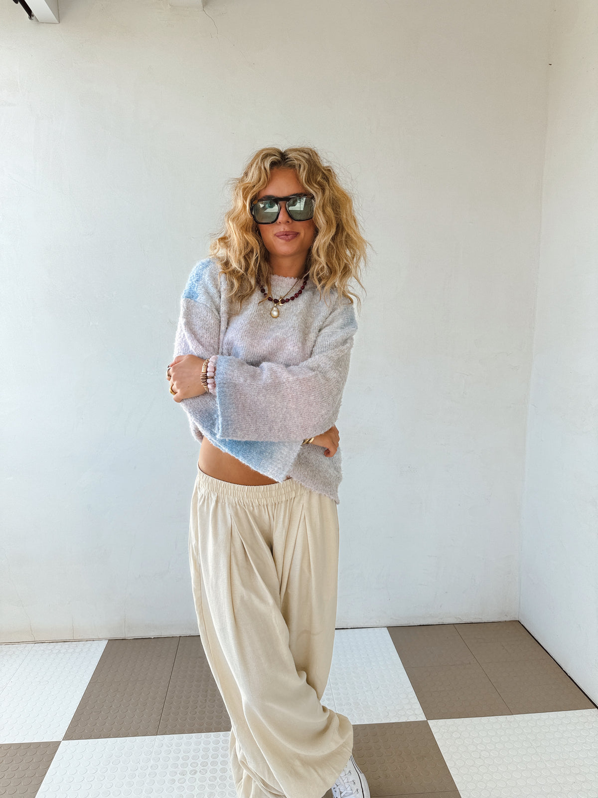 Ombré Skies Sweater