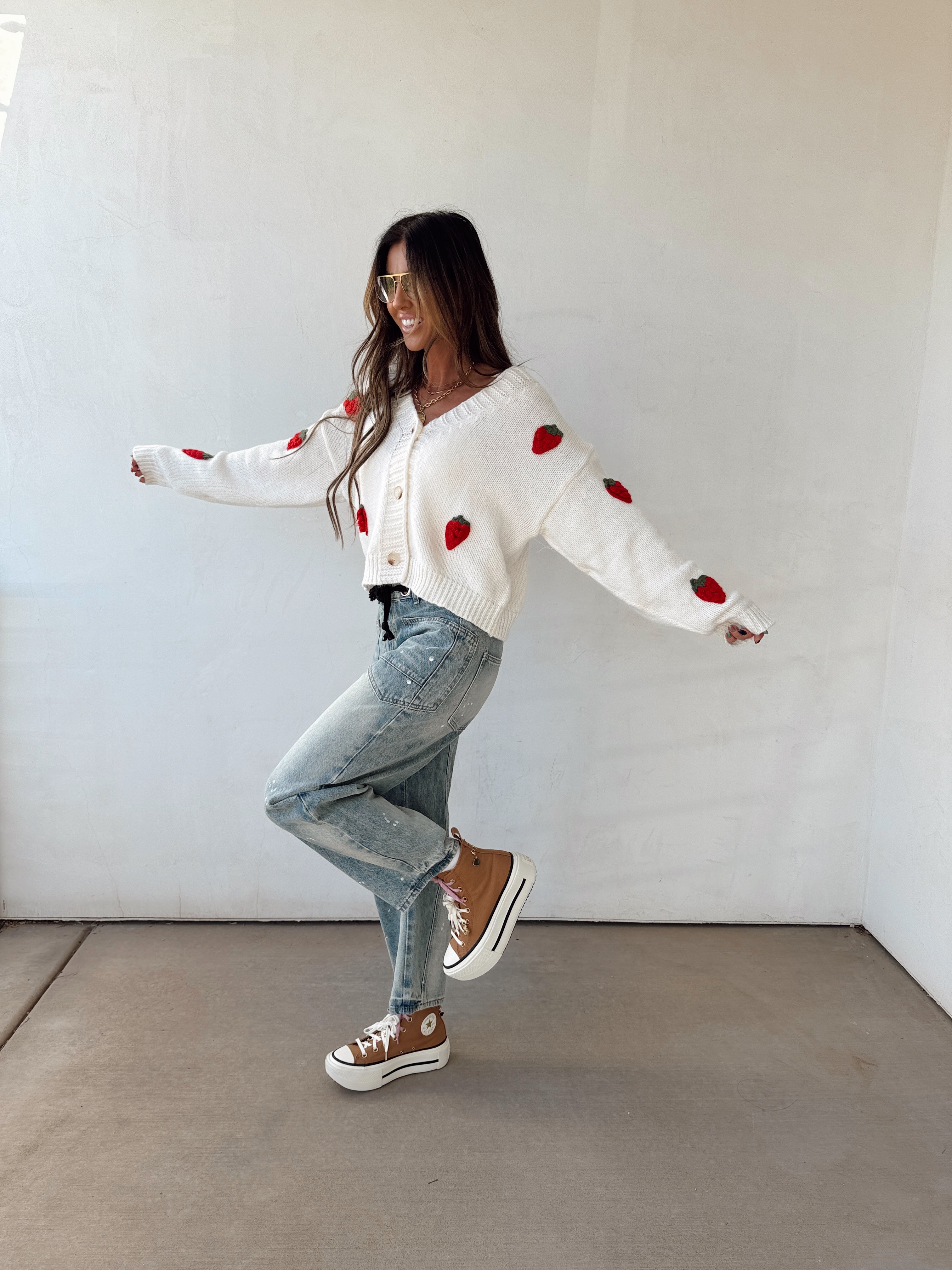 Strawberry Kisses Sweater