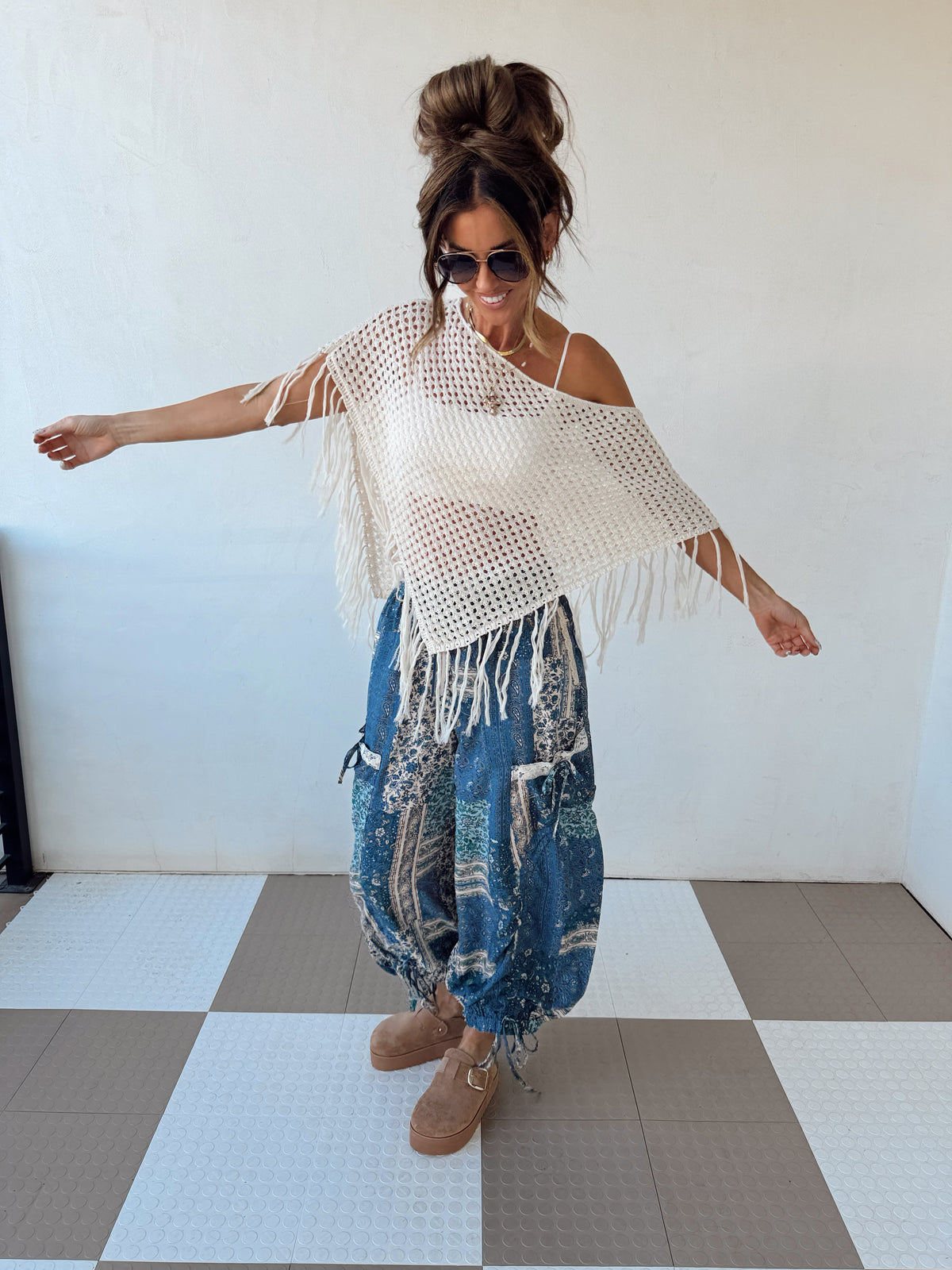 Lucky Fringe Shawl