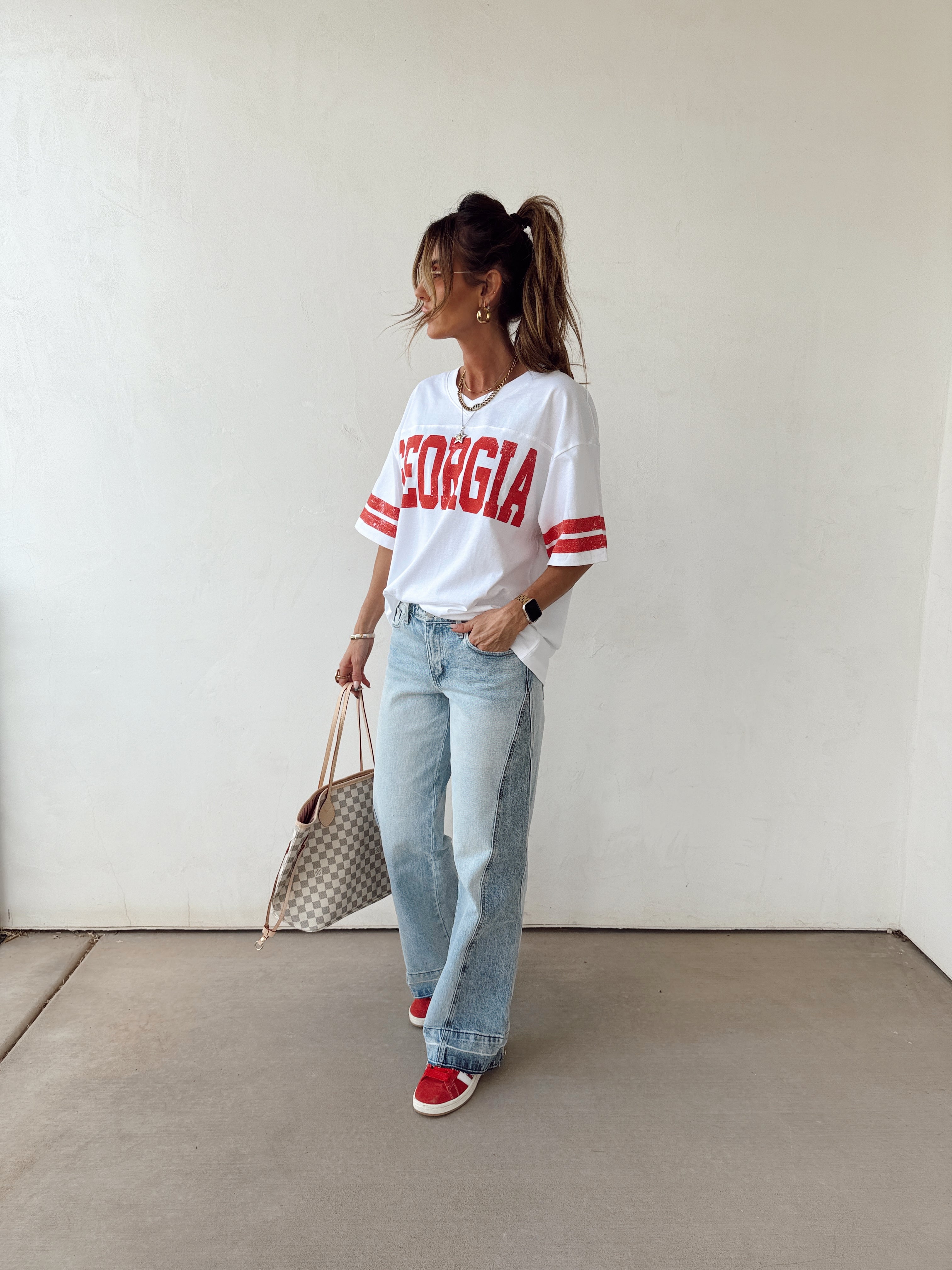 Contrast Edge Denim