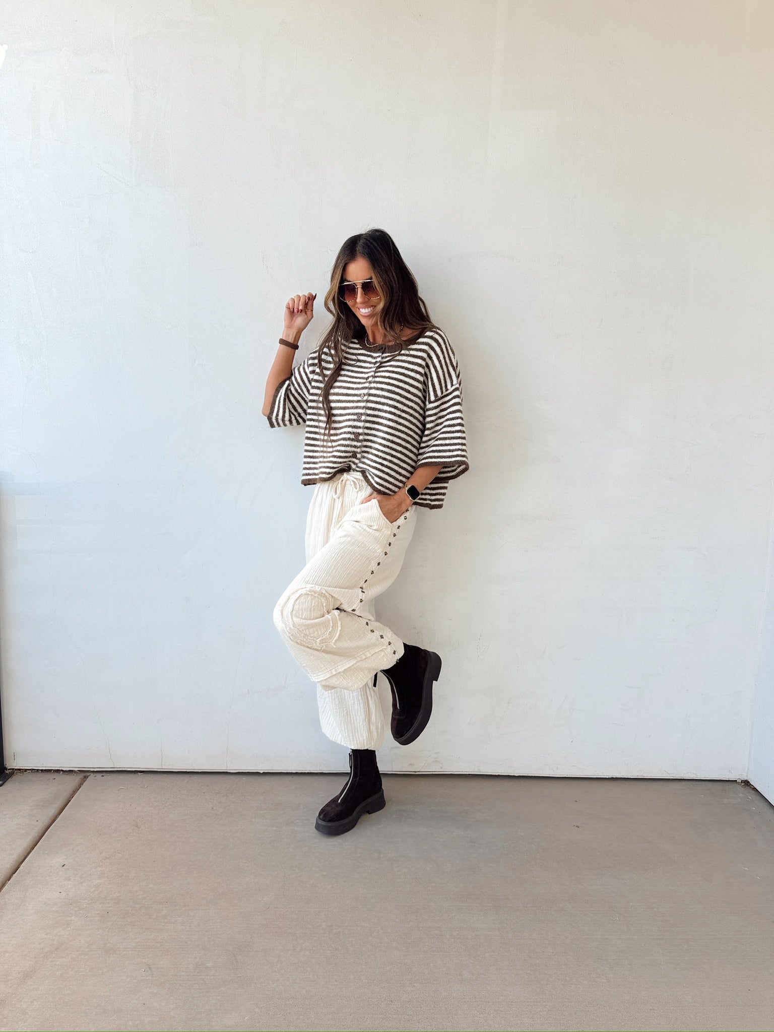 Hattie Studded joggers