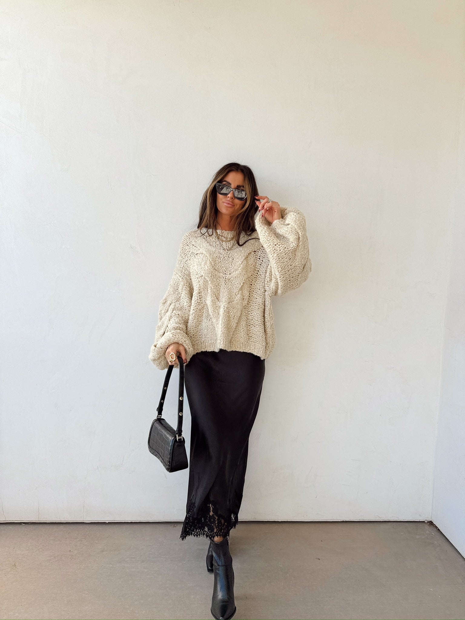 Lover’s Shadow Lace Skirt