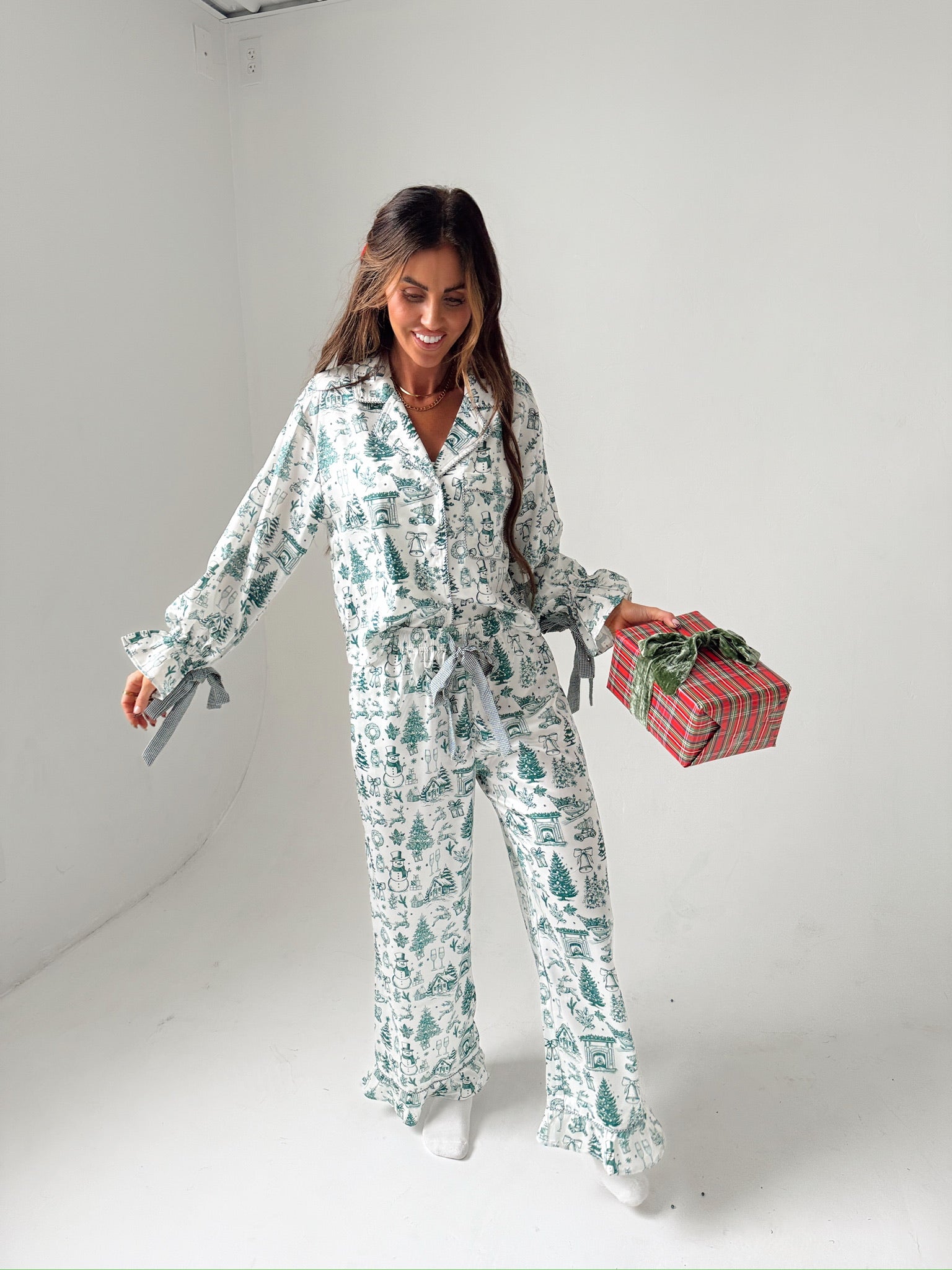 Festive Frost Pajama Set