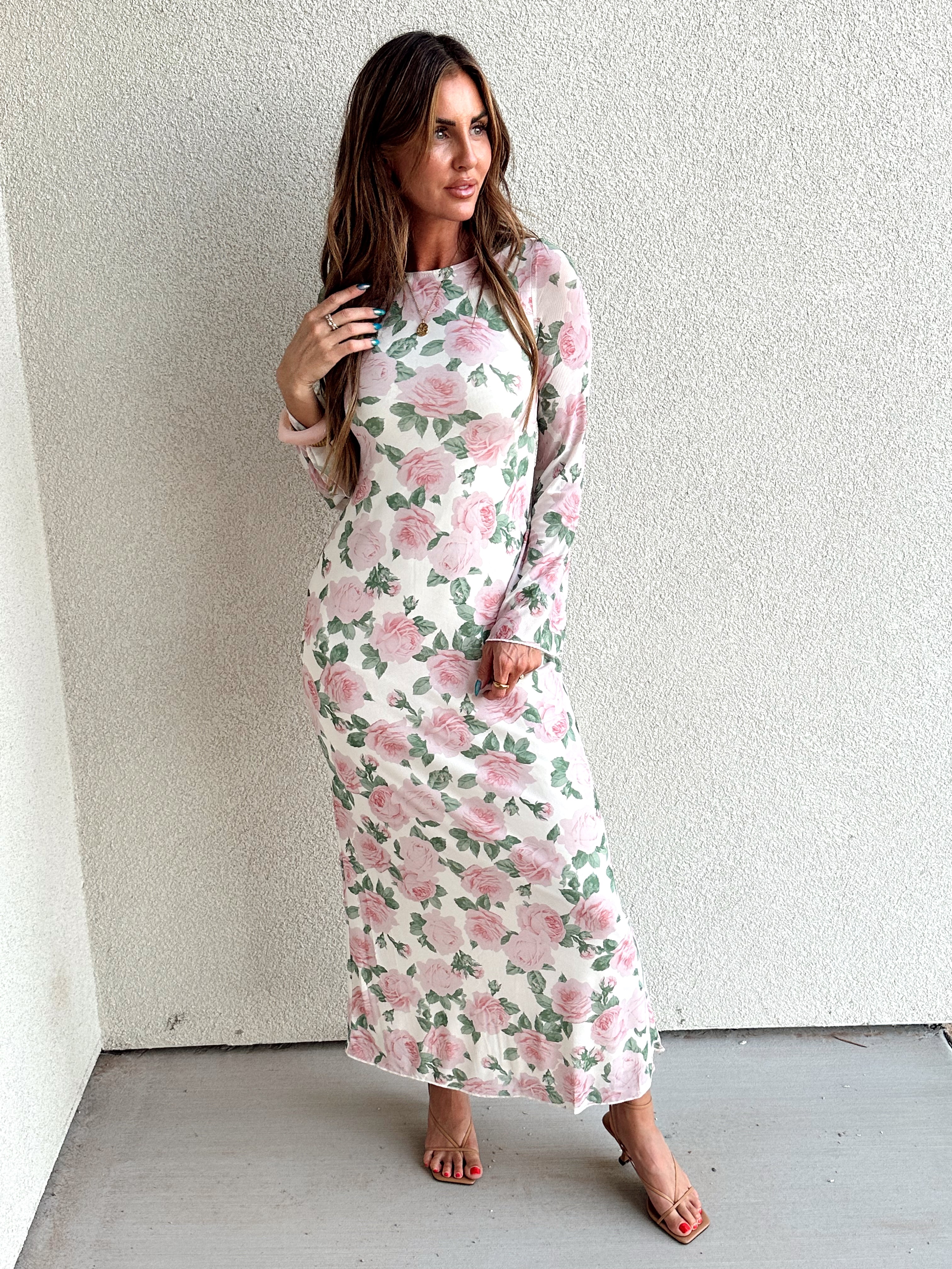 Petal Whisper Dress