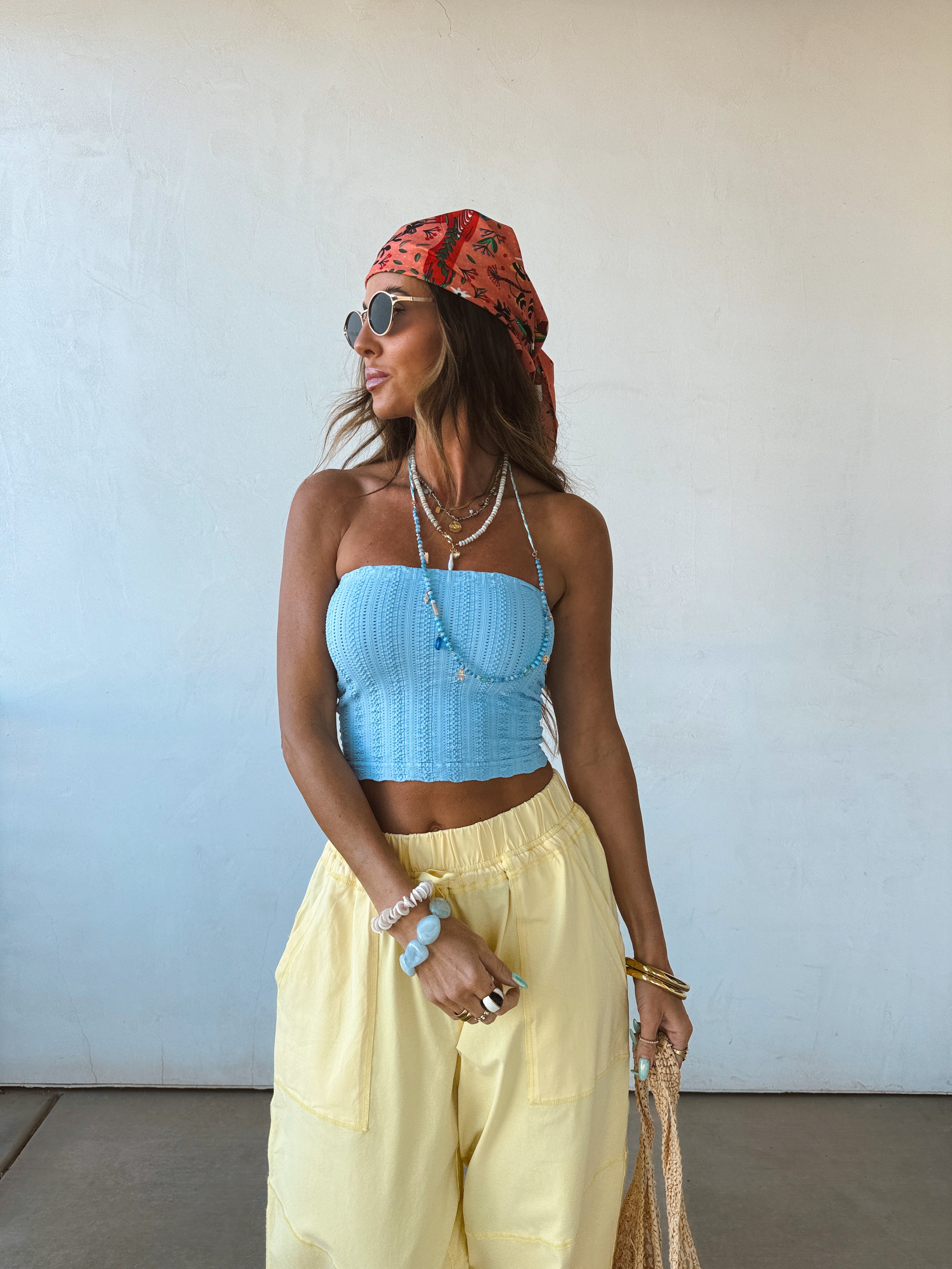 Ocean Haze Tube Top – Copper + Cloth