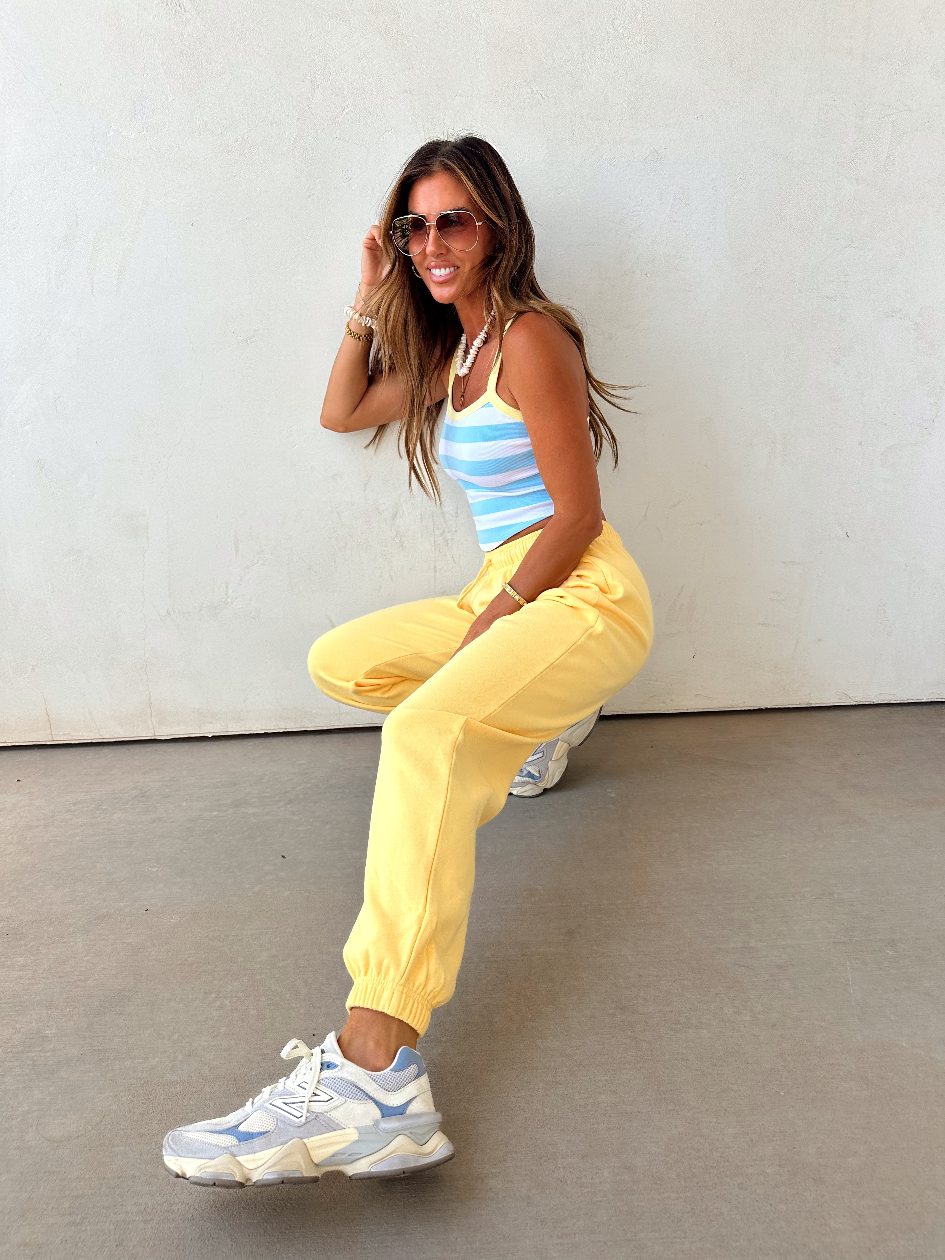 Bright Soul Sweatpants- Banana Taffy