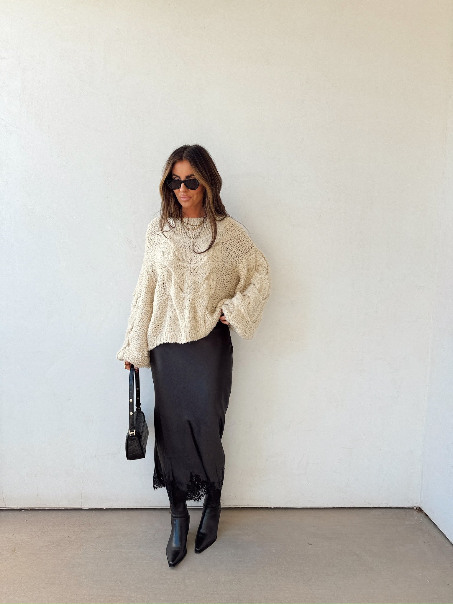 Lover’s Shadow Lace Skirt