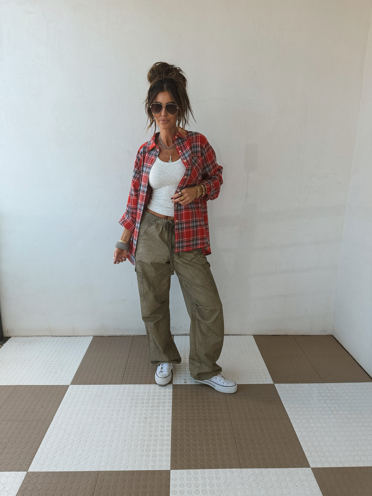 Orchard Flannel Top