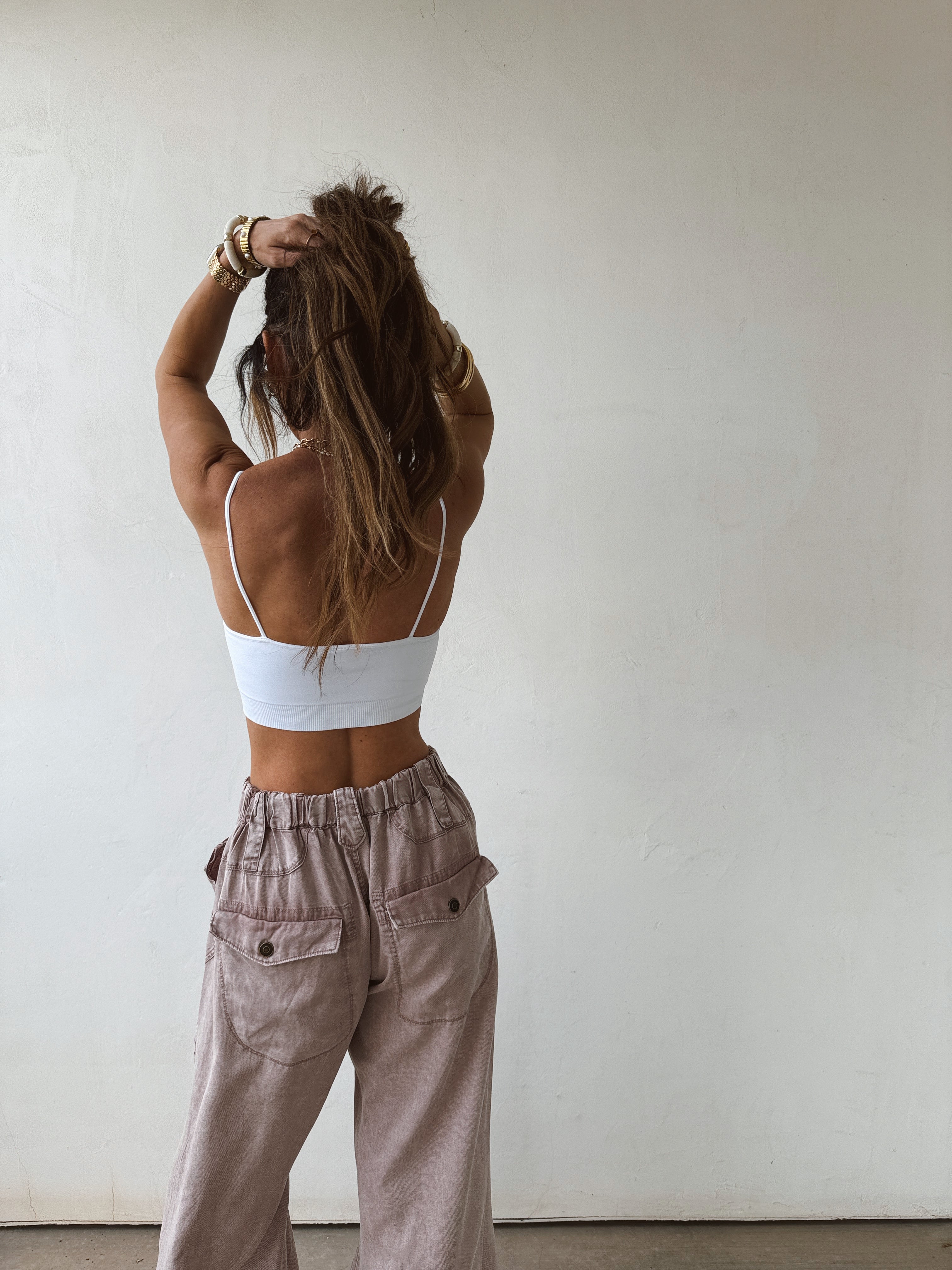 Cropped Free Flow Tank