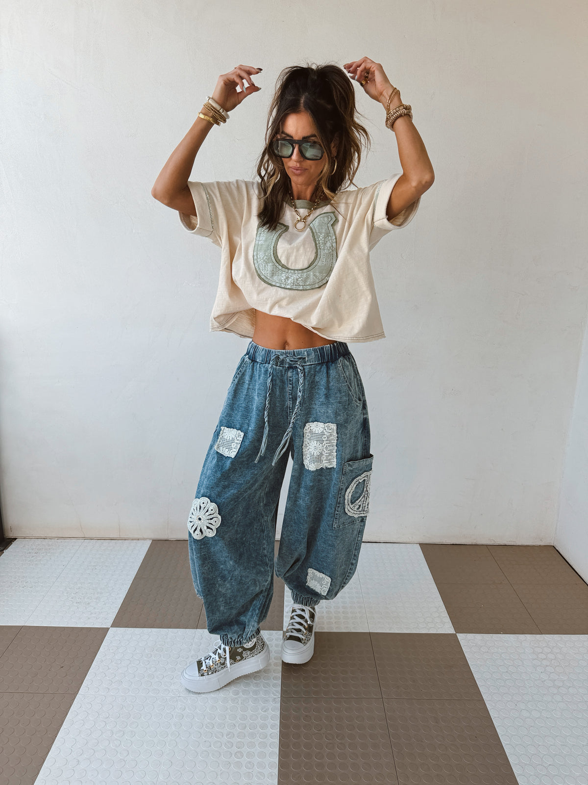 Woodstock Denim Joggers