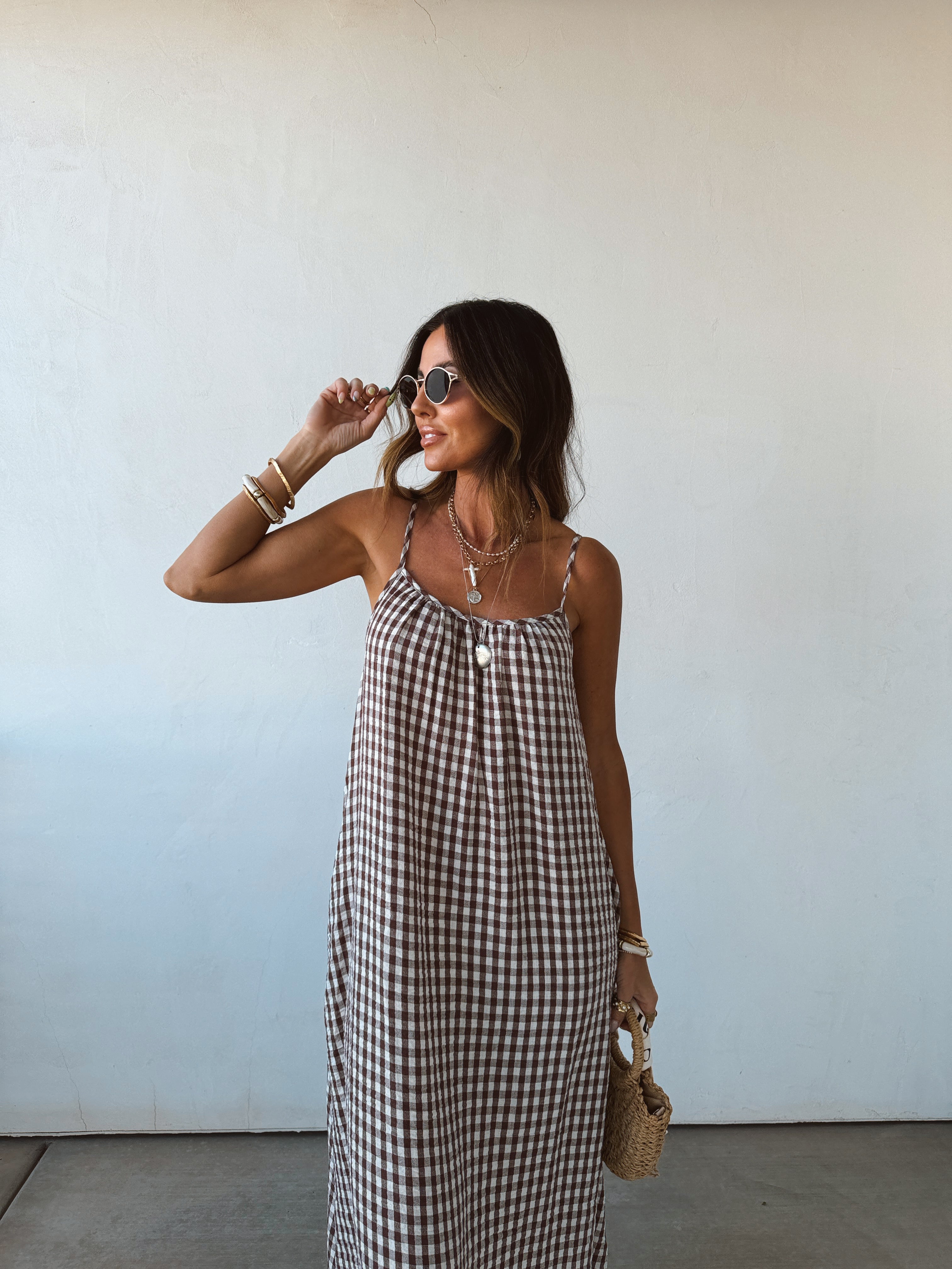 Girlfriend Gingham Dress
