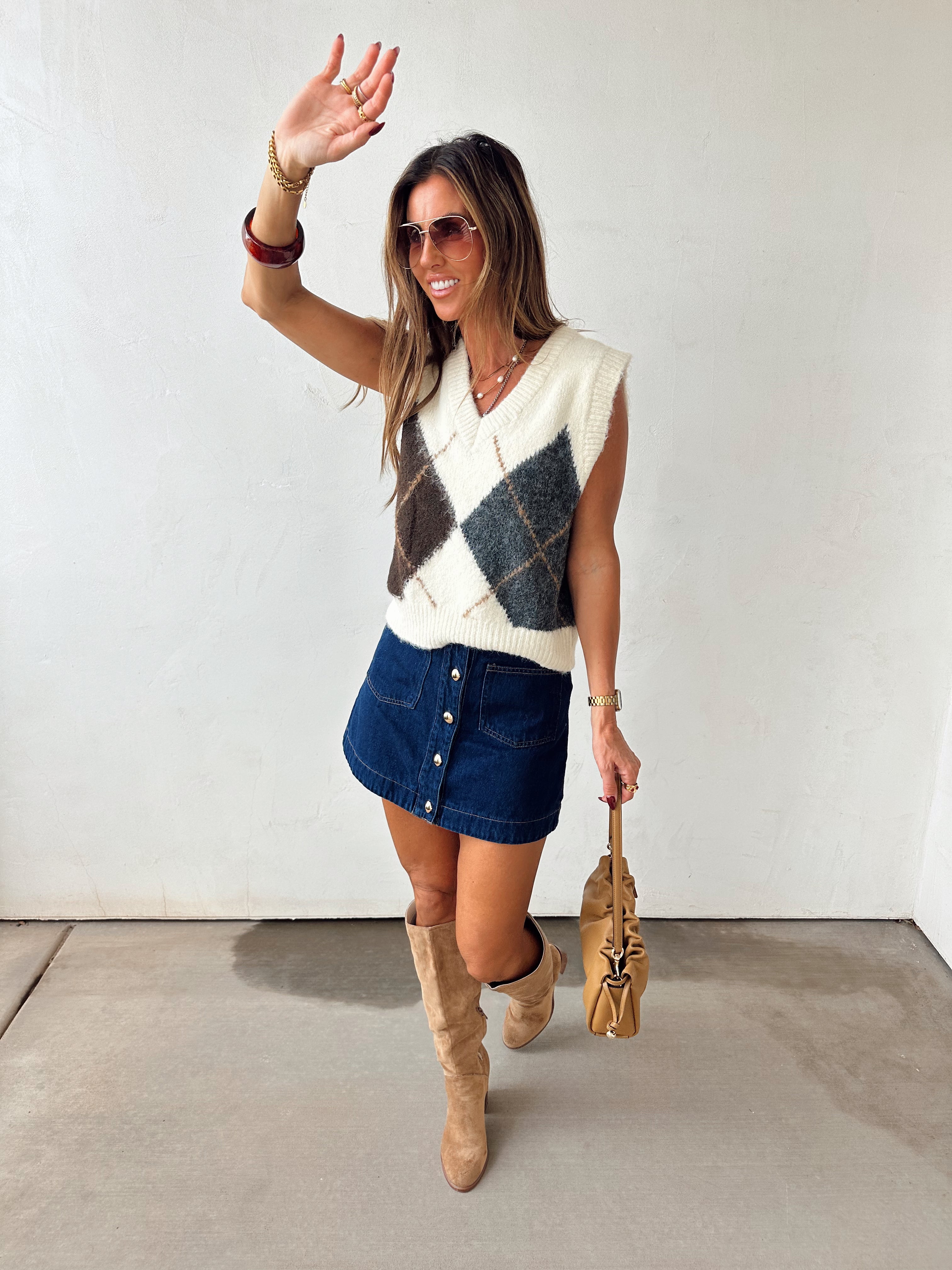 Oxford Sweater Vest