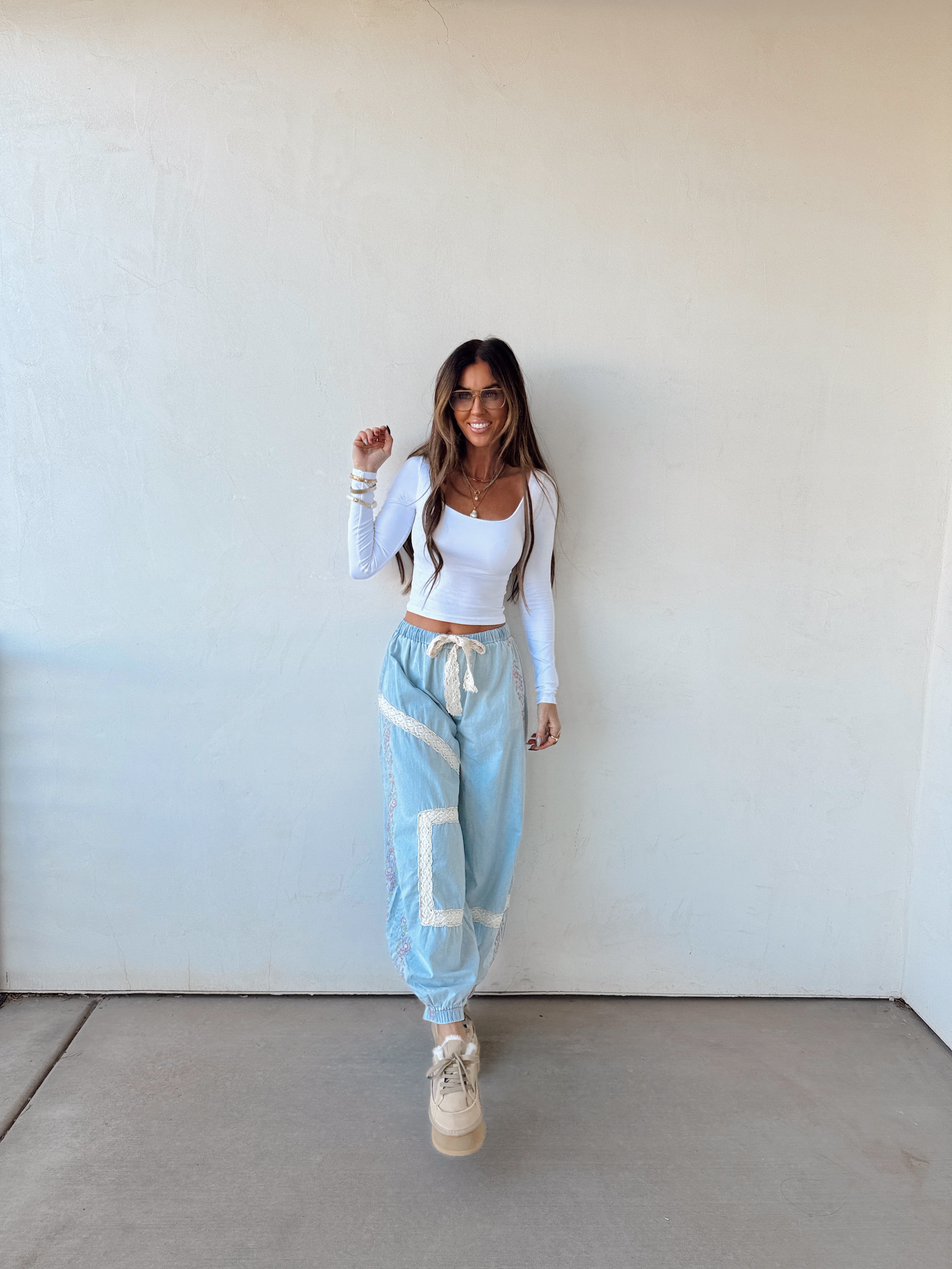 Bloomside Denim Joggers