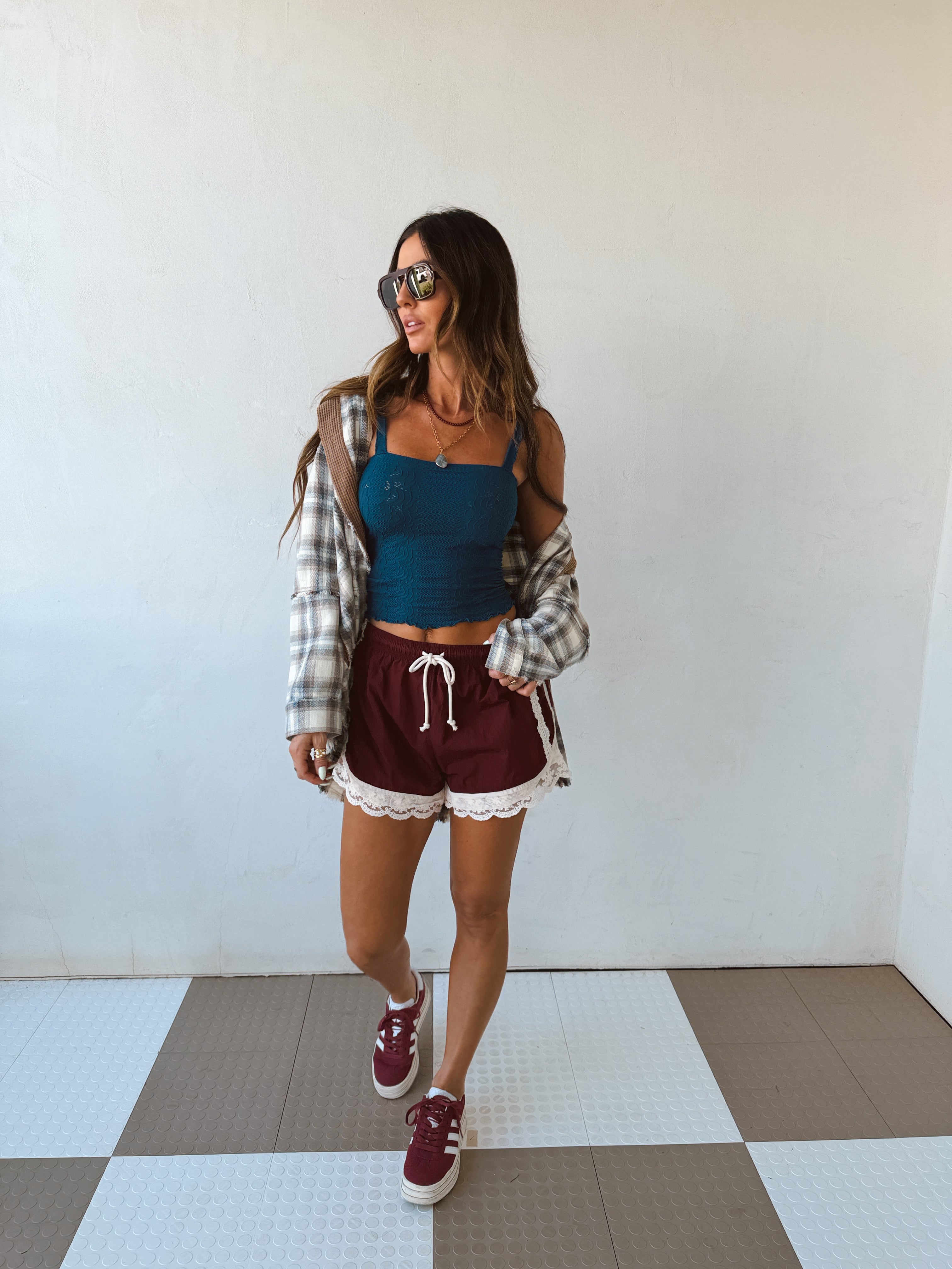Scarlet Lace Shorts