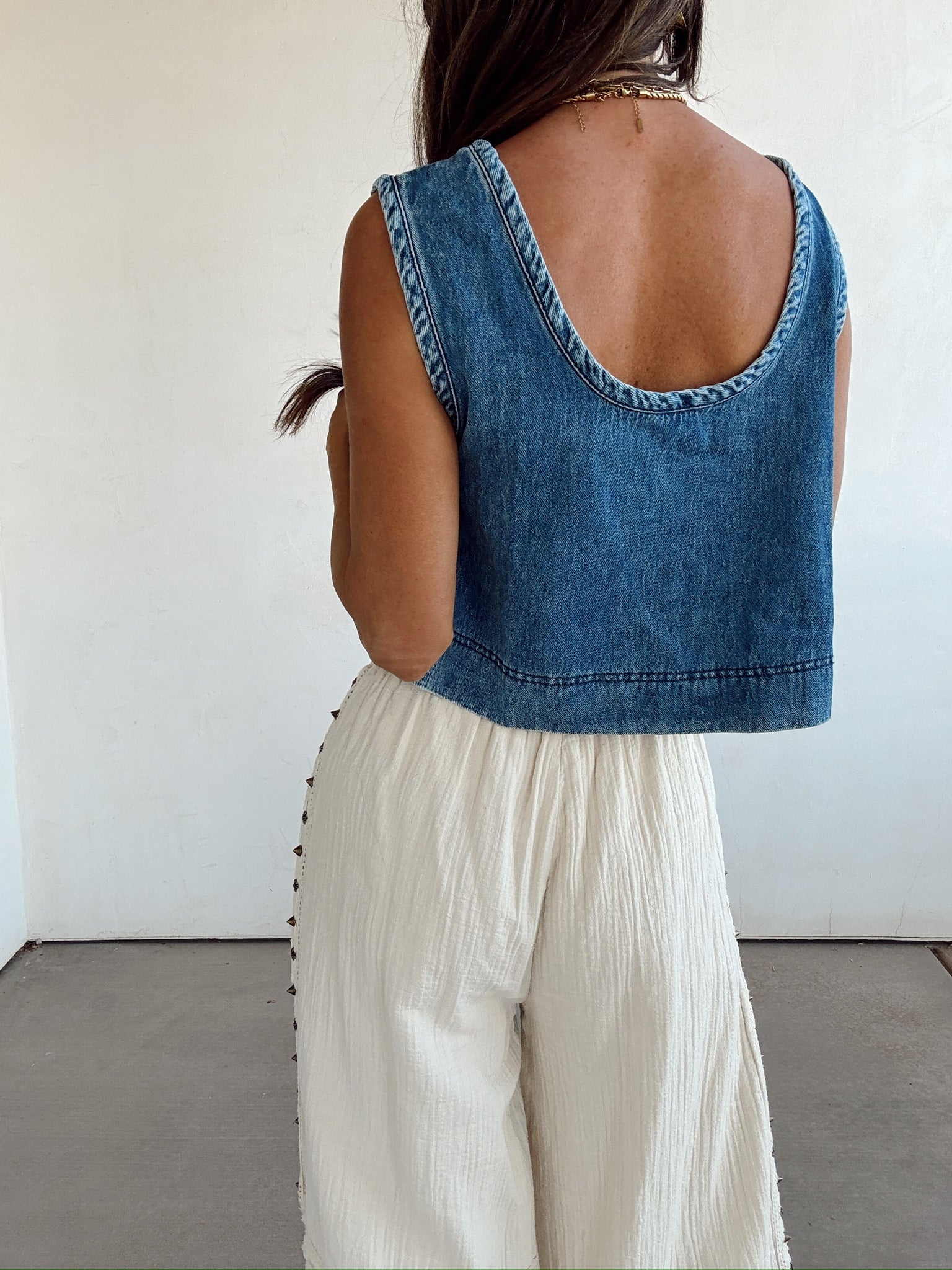 Owen Denim Top