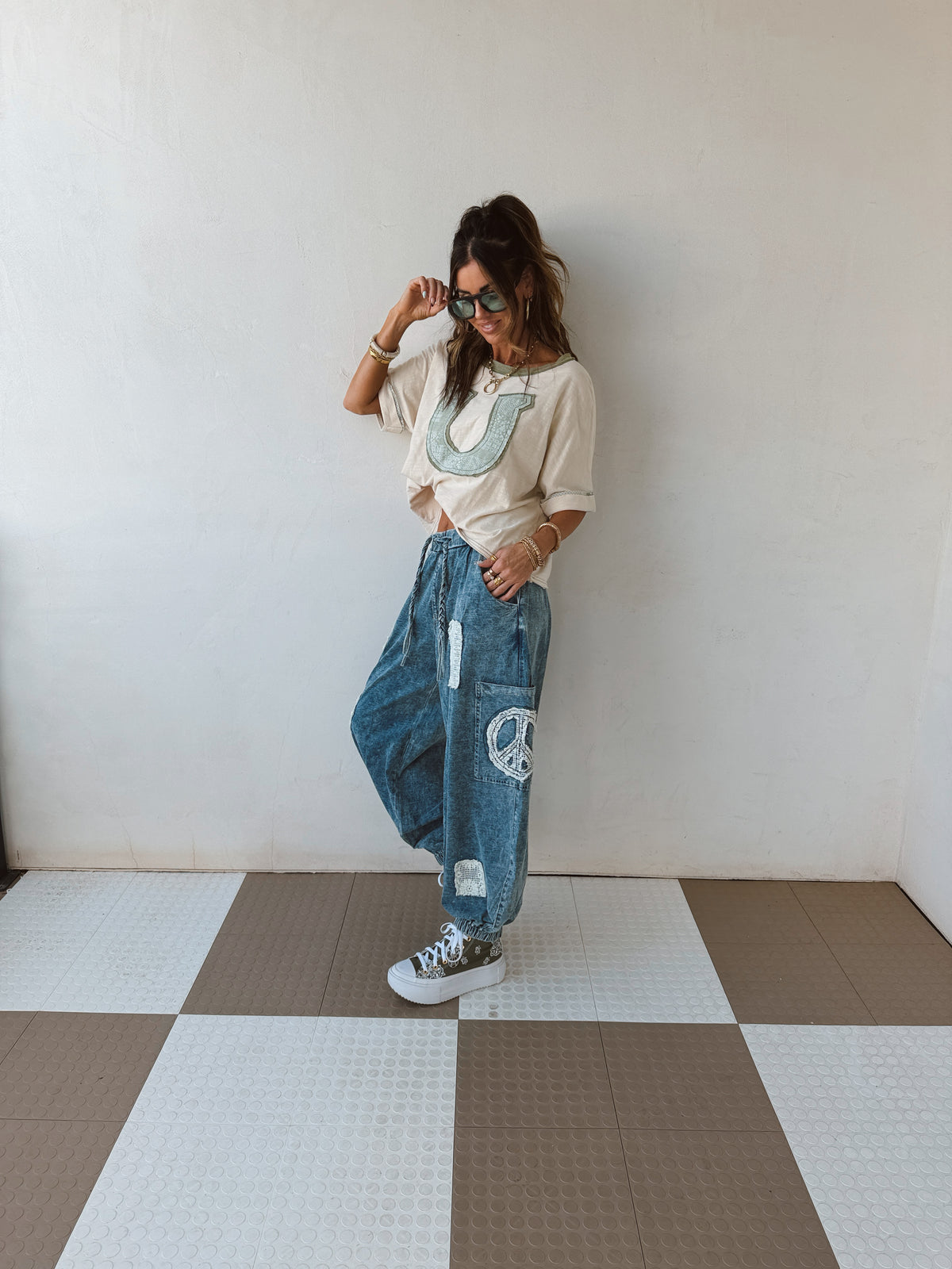 Woodstock Denim Joggers