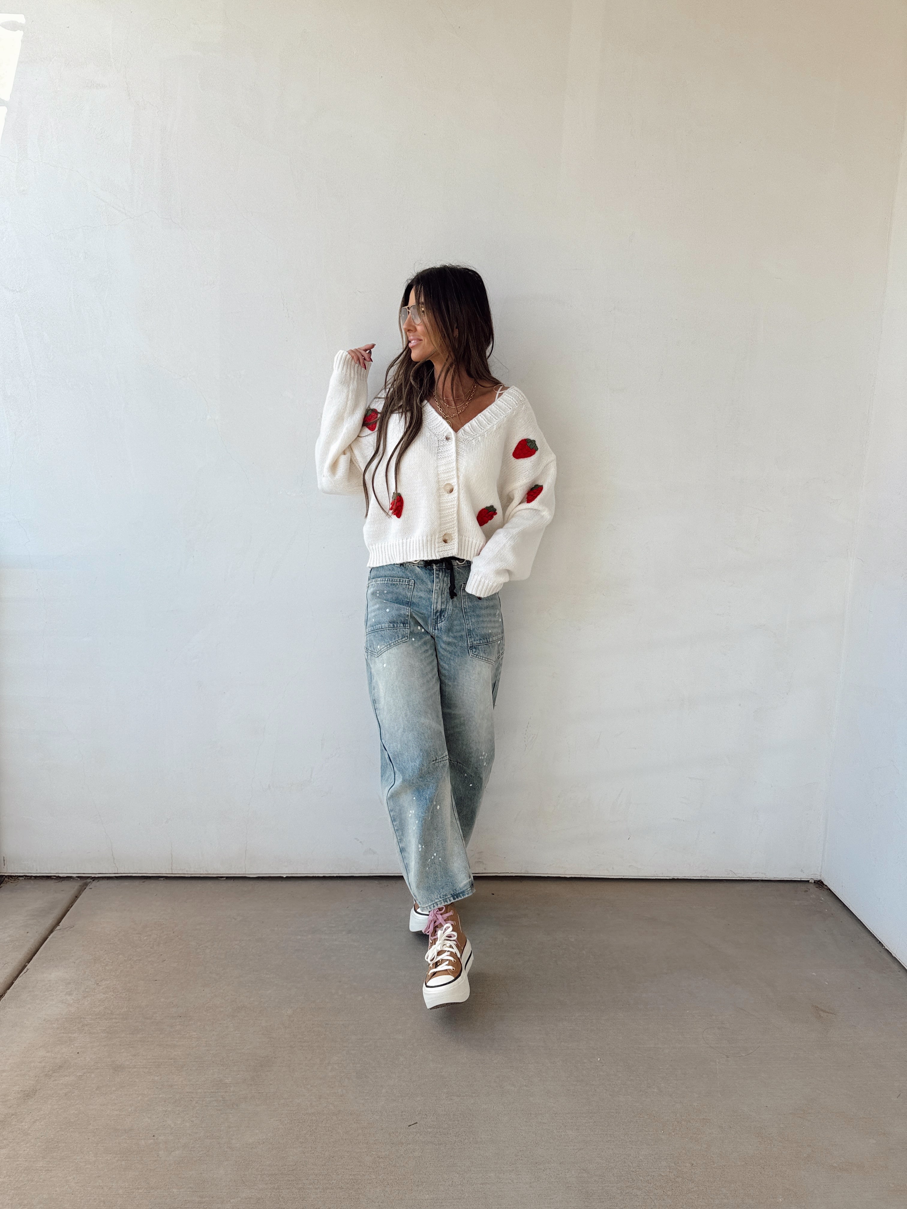 Strawberry Kisses Sweater