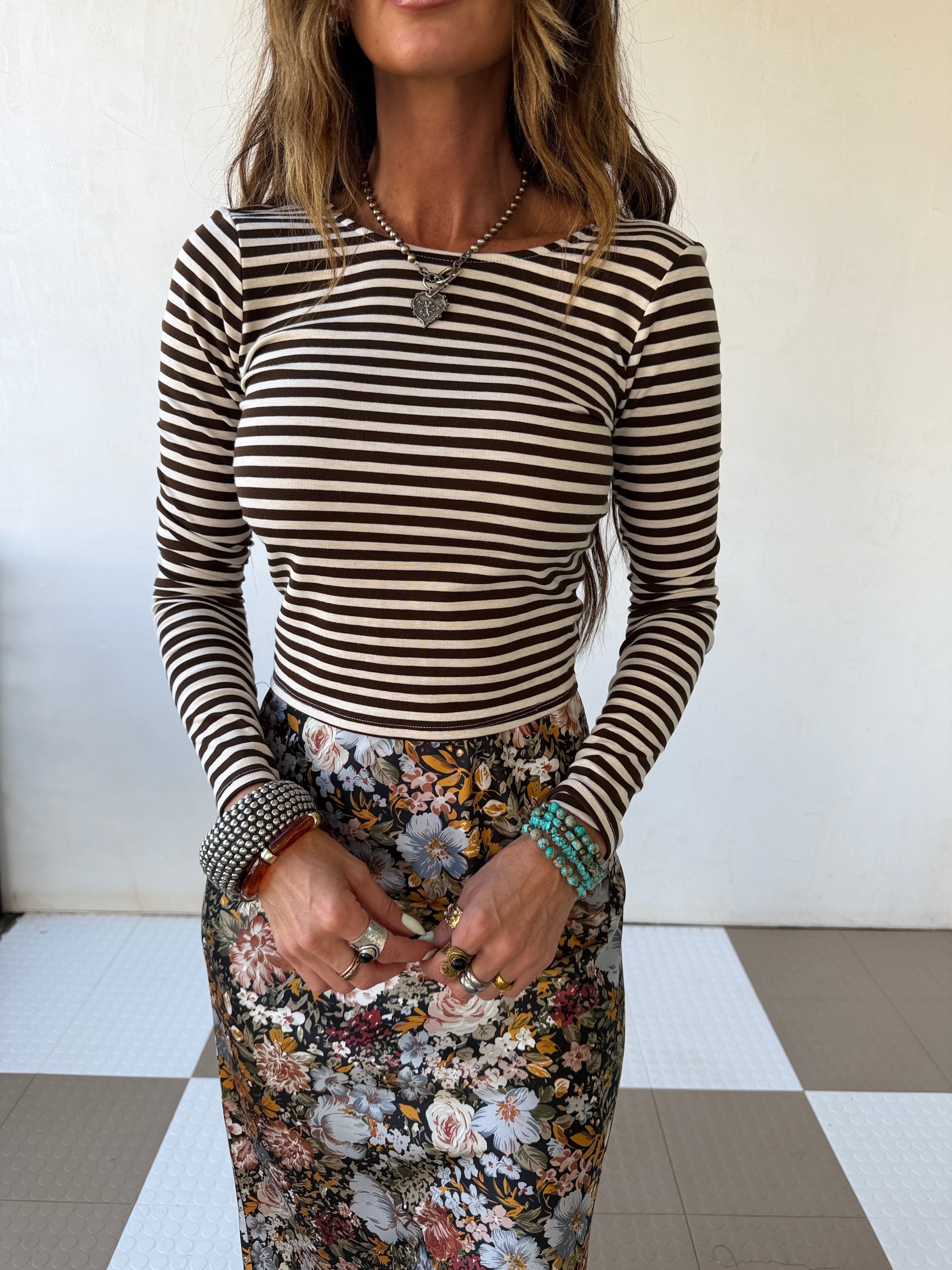 Open Road Stripe Top