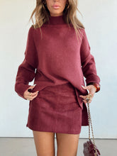 Load image into Gallery viewer, Burgundy Moon Sweater
