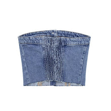 Load image into Gallery viewer, Destiny Denim Tube Top
