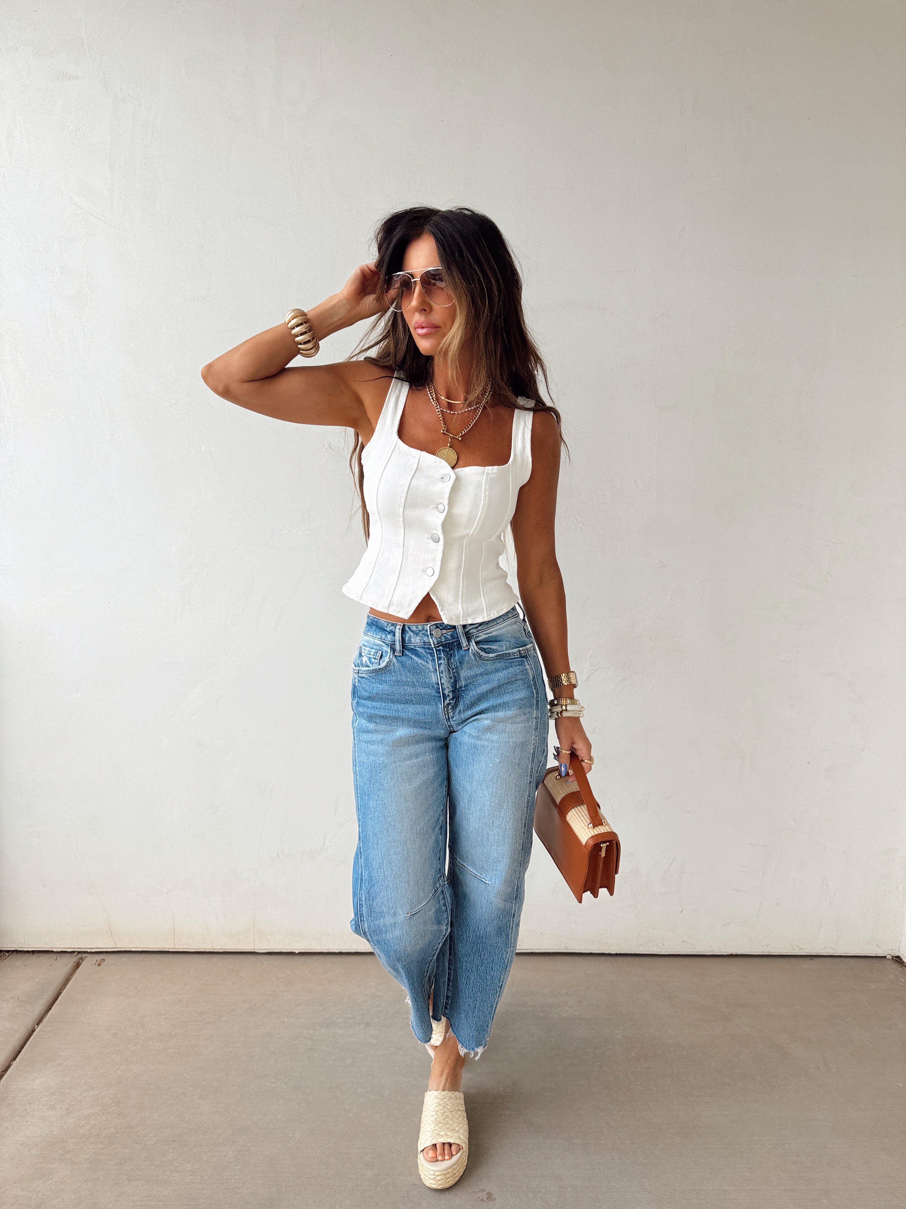 Mazie Barrel Jeans