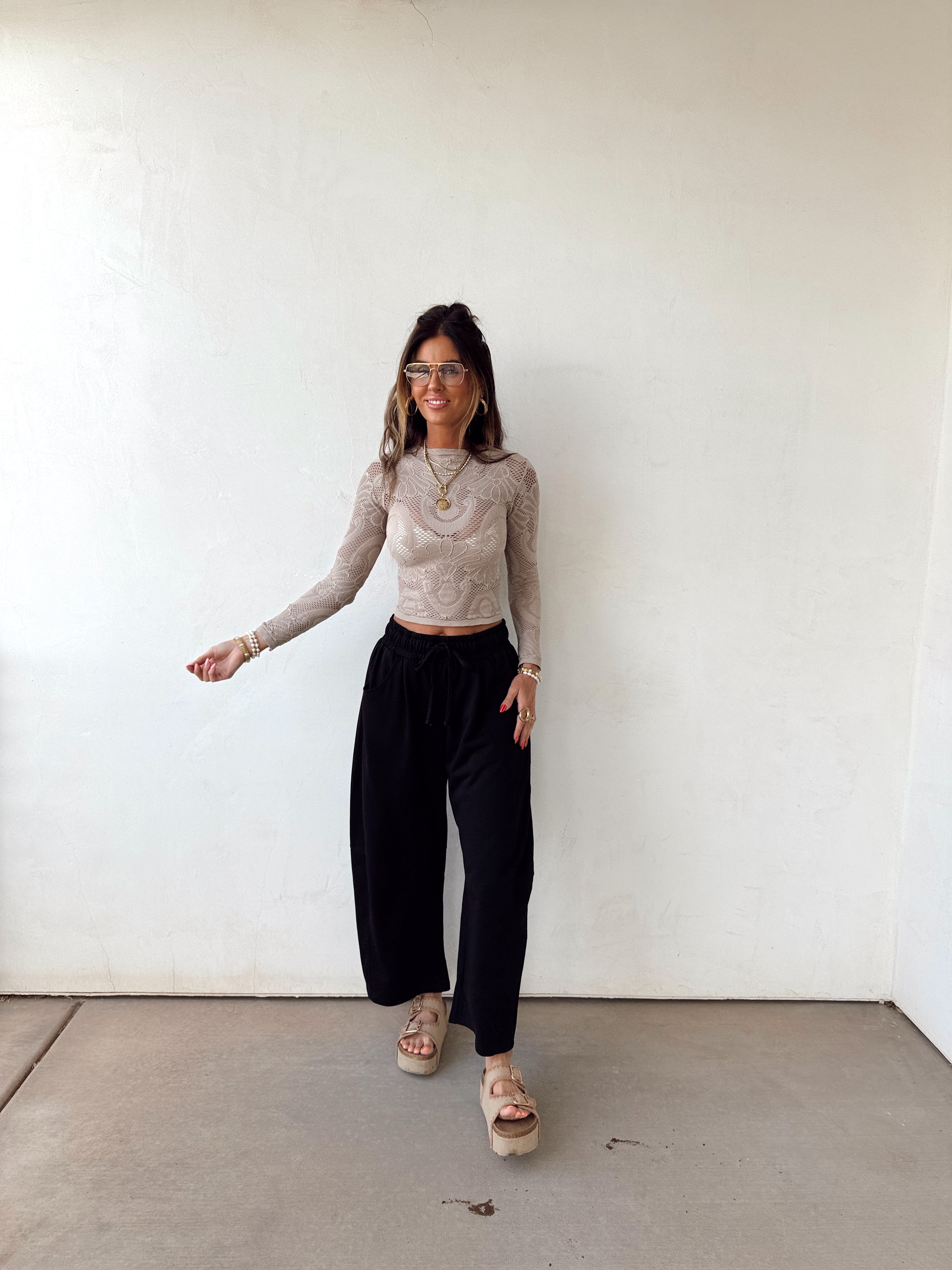 Marlow Lace Knit Top