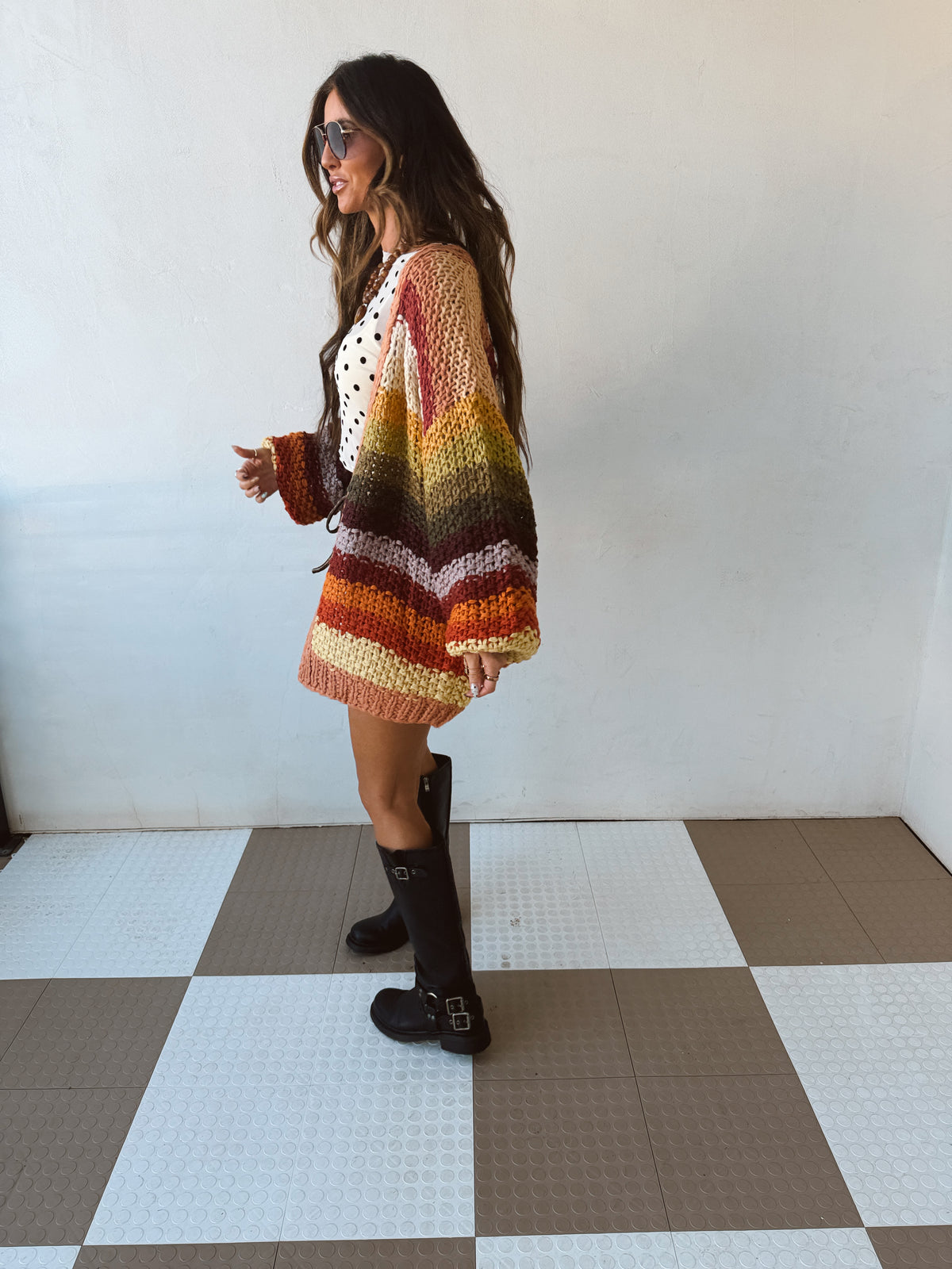 Pumpkin Spice Cardi