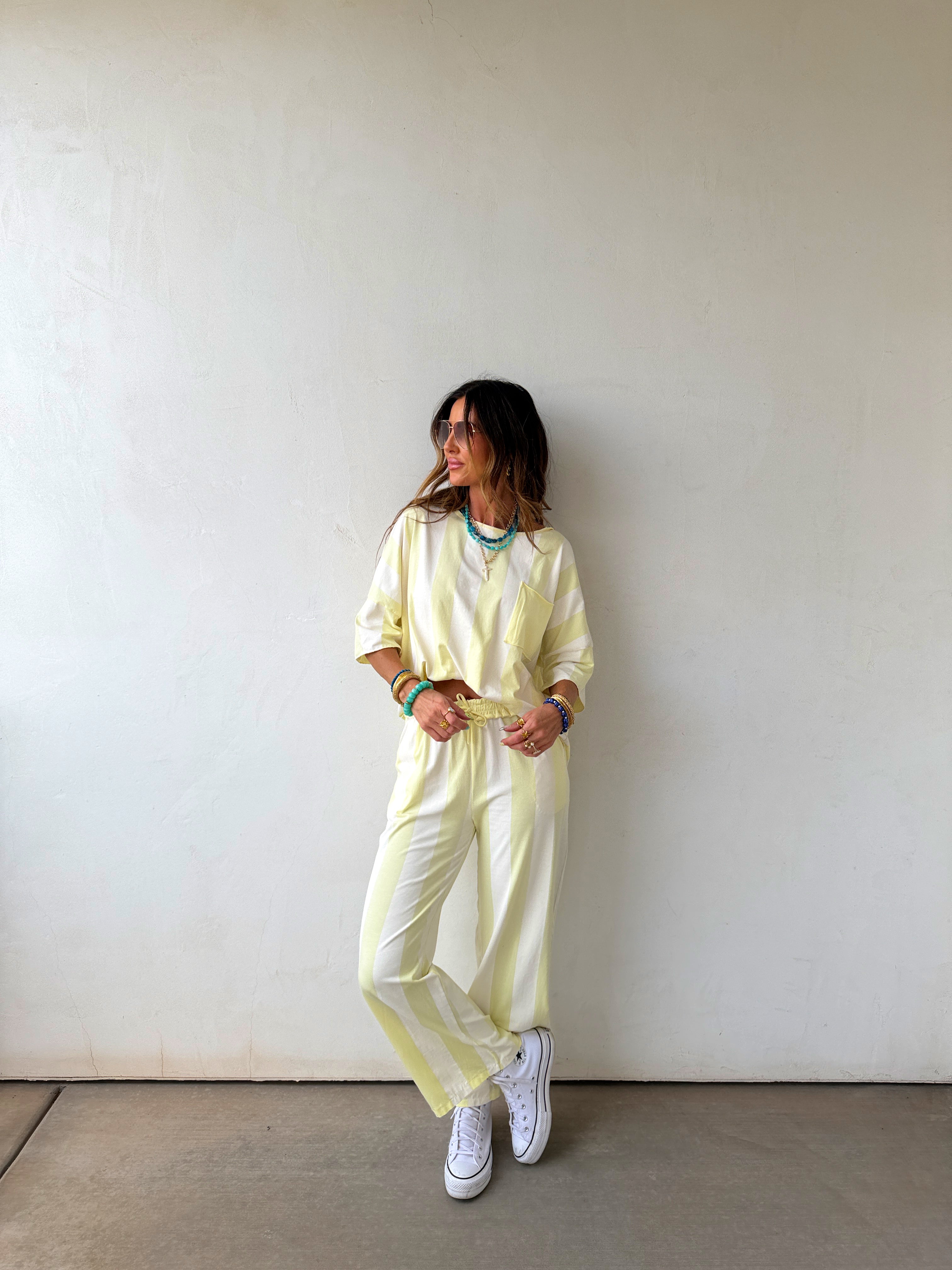 YOLO Striped Set